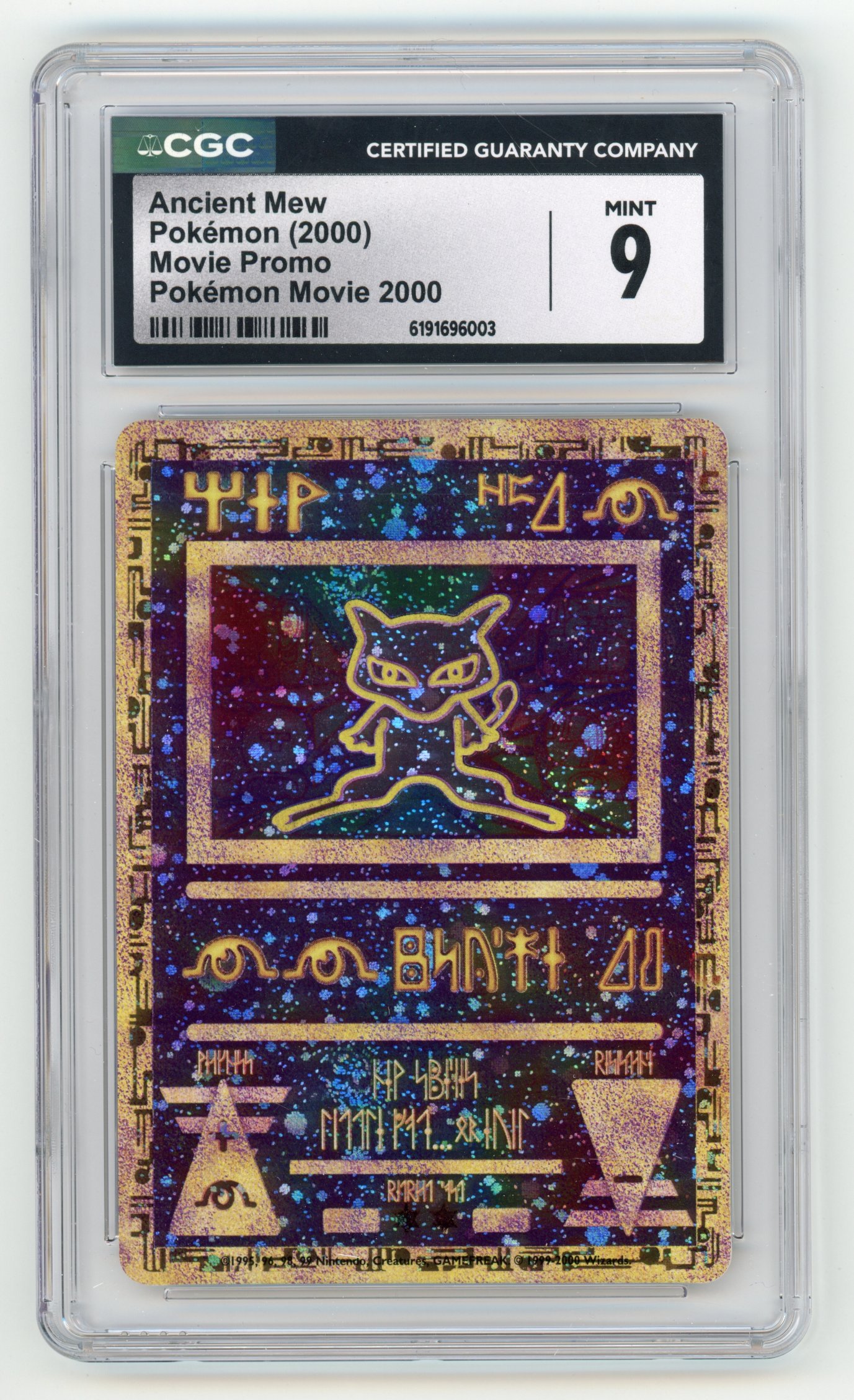 CGC 9 Ancient Mew Black Star Promo Pokemon Movie 2000