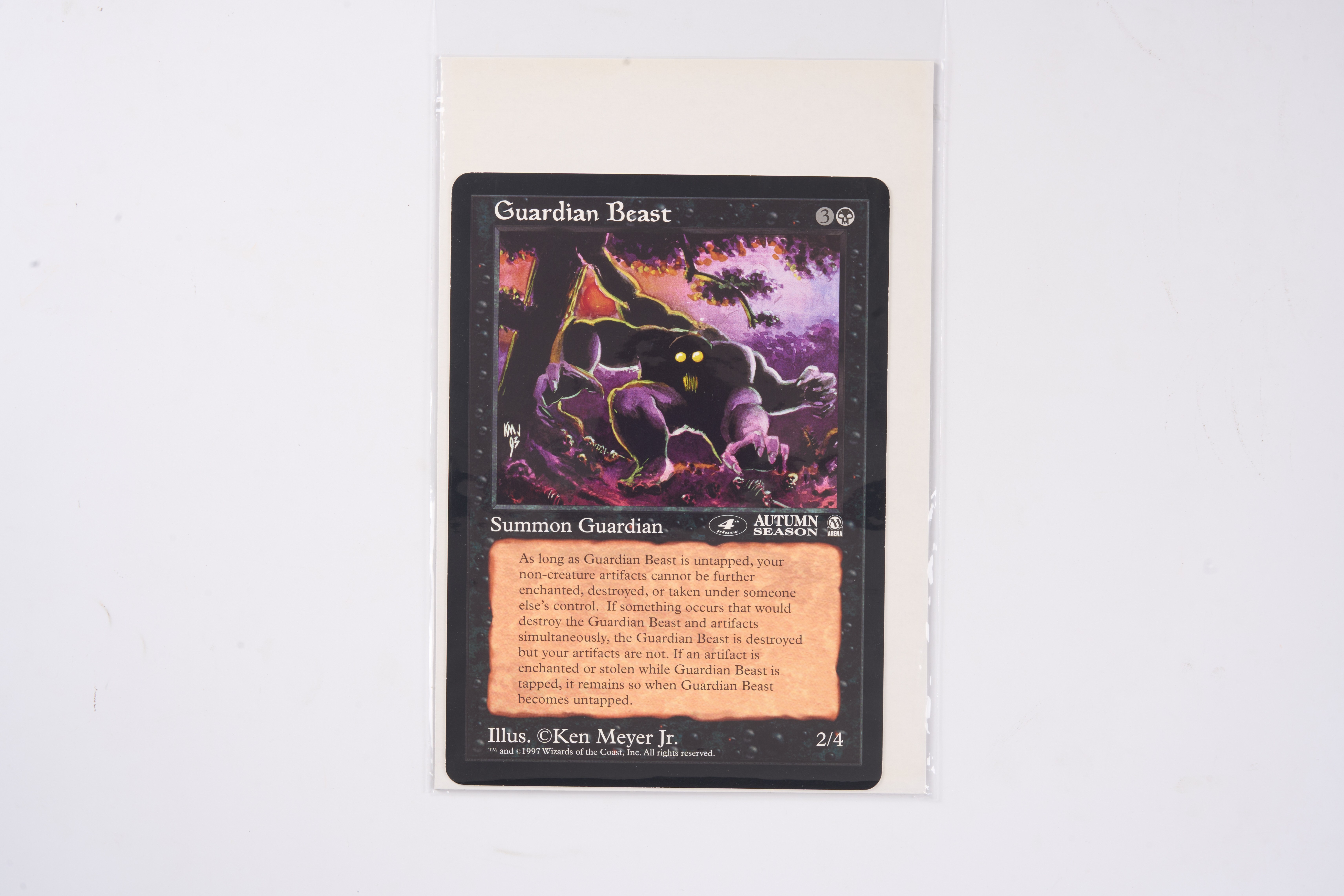 Guardian Beast 6x9 Oversized Promo - (EX)