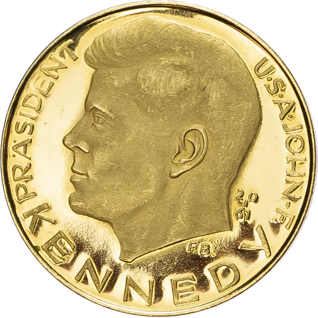 USA. John F Kennedy AV Inaugural Medal. 1961. 