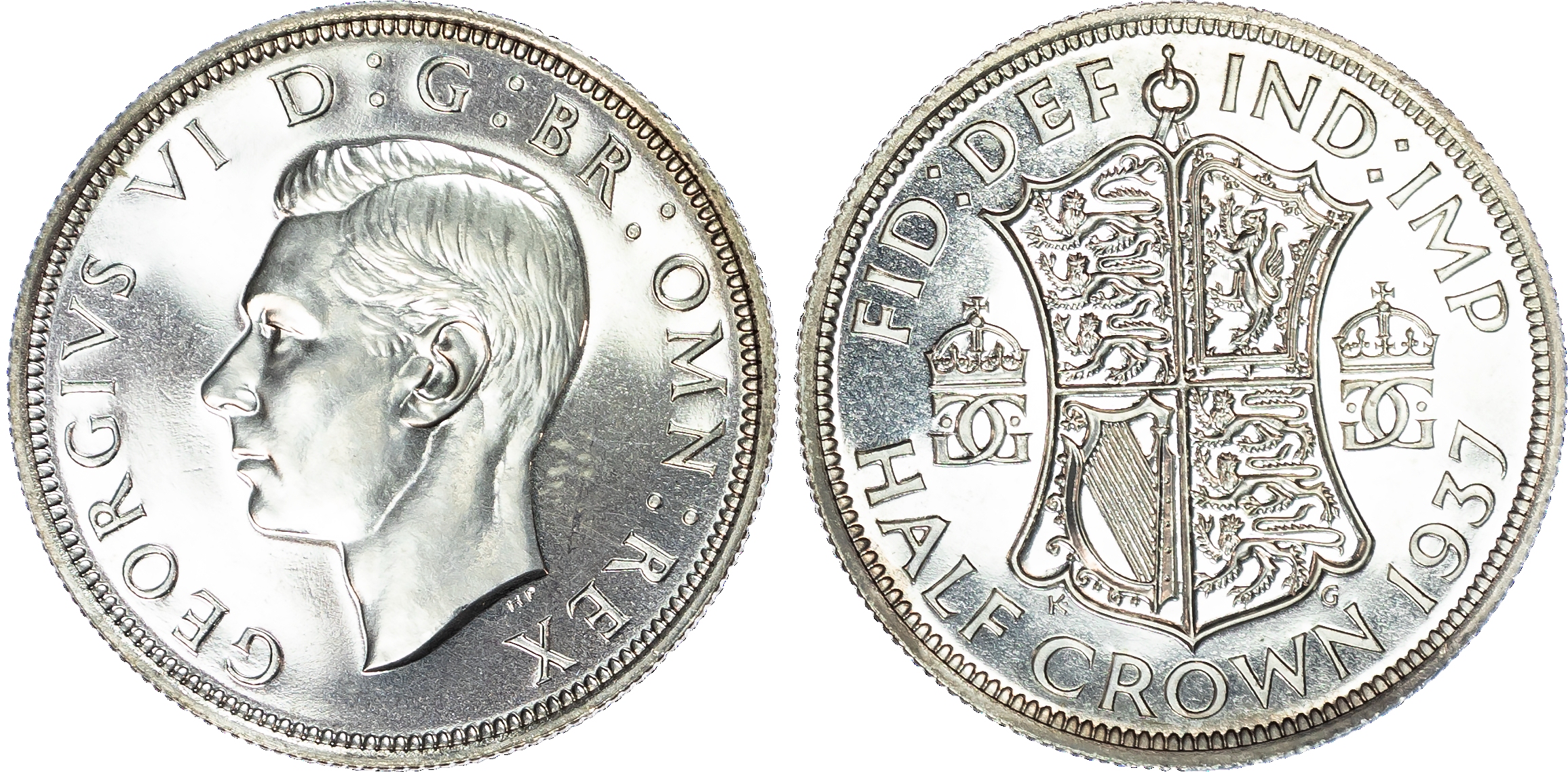 George VI (1937-1952), Proof Halfcrown, 1937