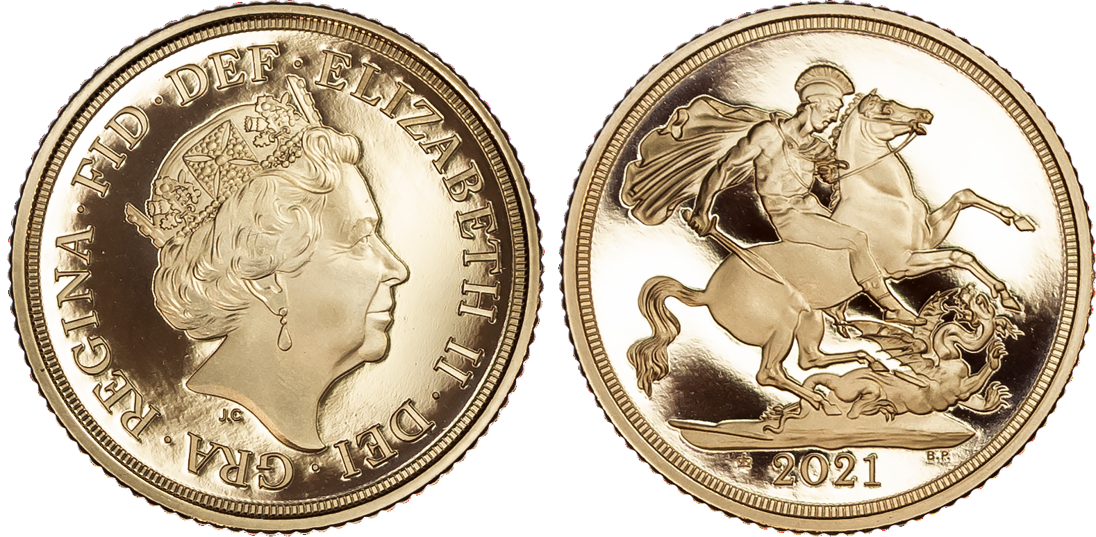 Elizabeth II (1952-2022), Proof Sovereign, 2021