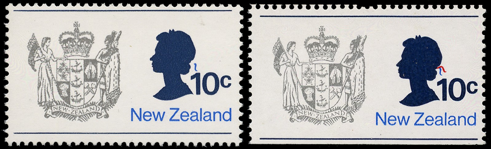 1973-76 4c multicoloured, right corner block...