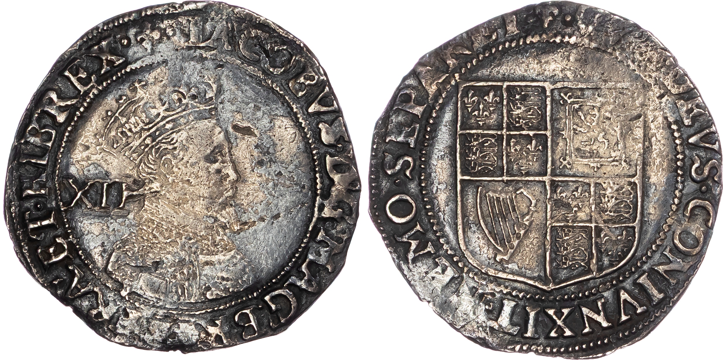 James I (1603-1625), Second Coinage (1603-1604), AR Shilling, mm. lis.