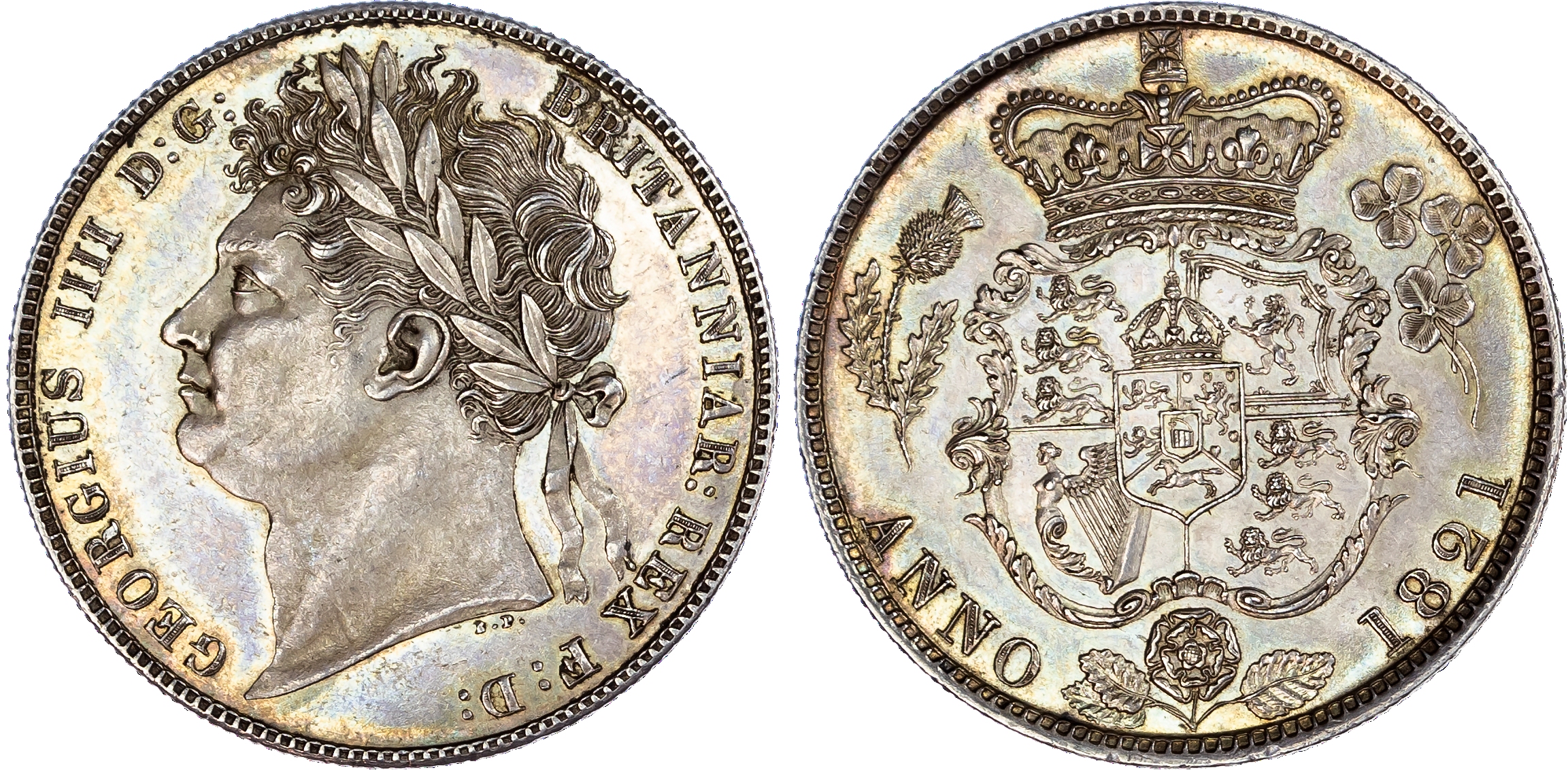 George IV (1820-1830), Halfcrown, 1821