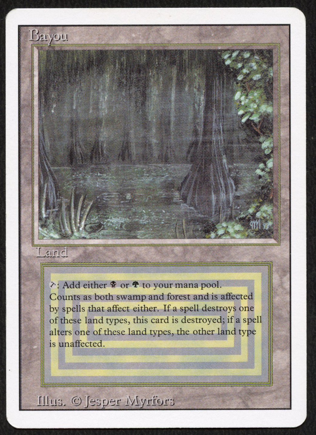 Bayou - Revised - Light Play Condition