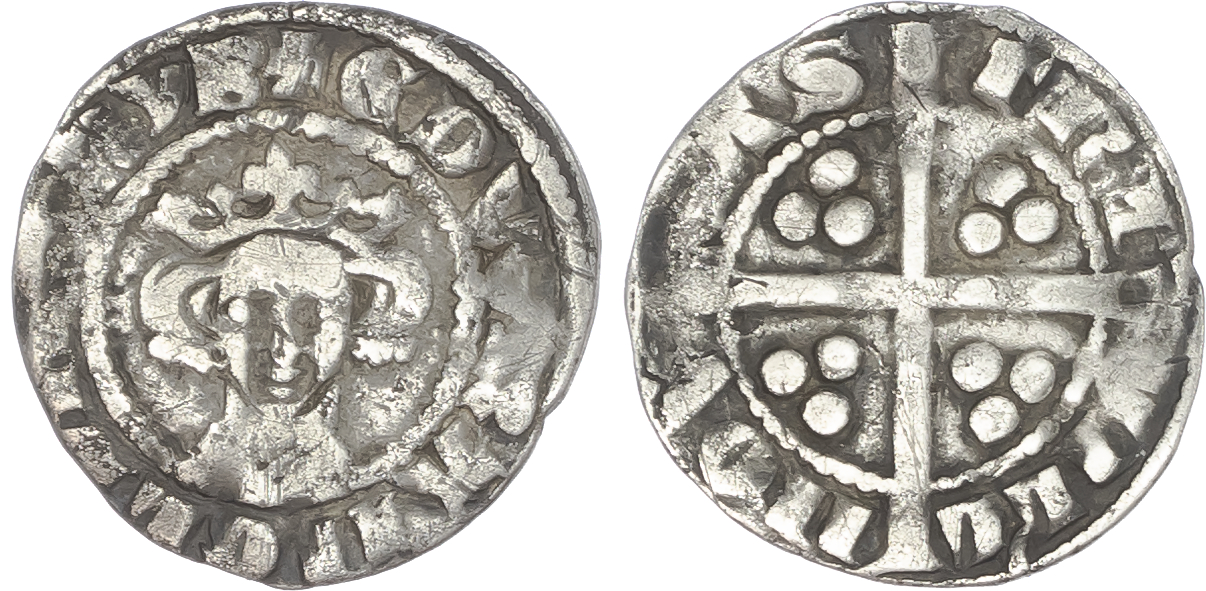 Edward I (1272-1307), New coinage, Penny, Newcastle mint, 1.39gm.