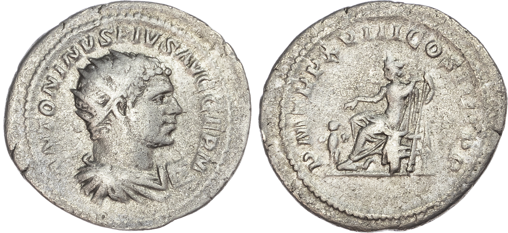 Caracalla (AD 198-217) AR Antoninianus, Rome, AD 215, 4.71g. 
