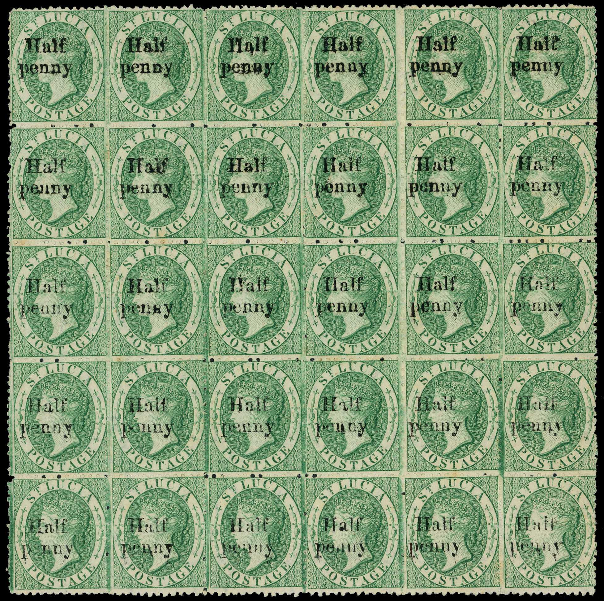 1863, Watermark Crown CC, surcharge...