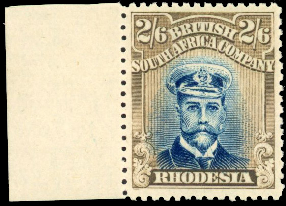 Rhodesia 2/6d SG 274a variant mint