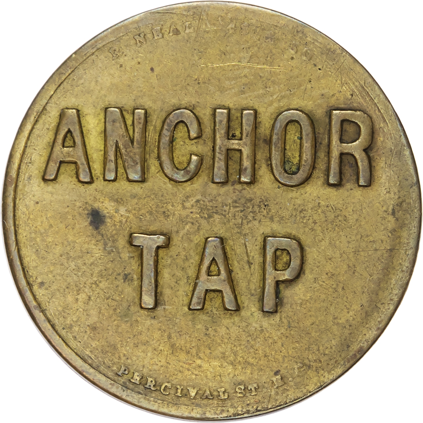 Lot of 5 coins - Lon. (Rotherhithe), Anchor Tap , 2½d. 36mm. (Percival) VF; Lower Rd. Prince of Orange, 4d. A E Knust...