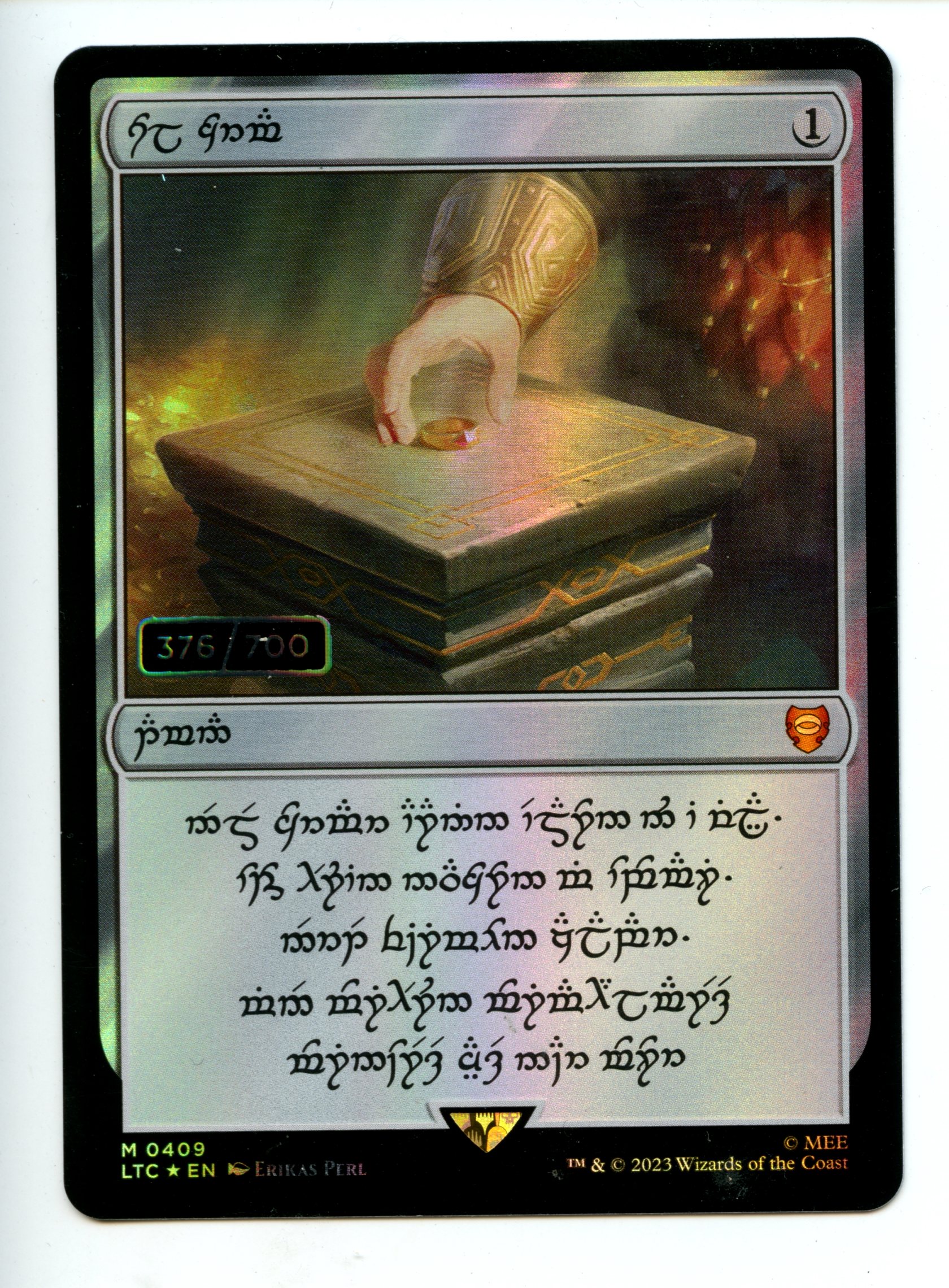 Magic The Gathering - Dwarven Sol Ring 376/700 - The Lord of the Rings: Tales of Middle-earth - Near Mint