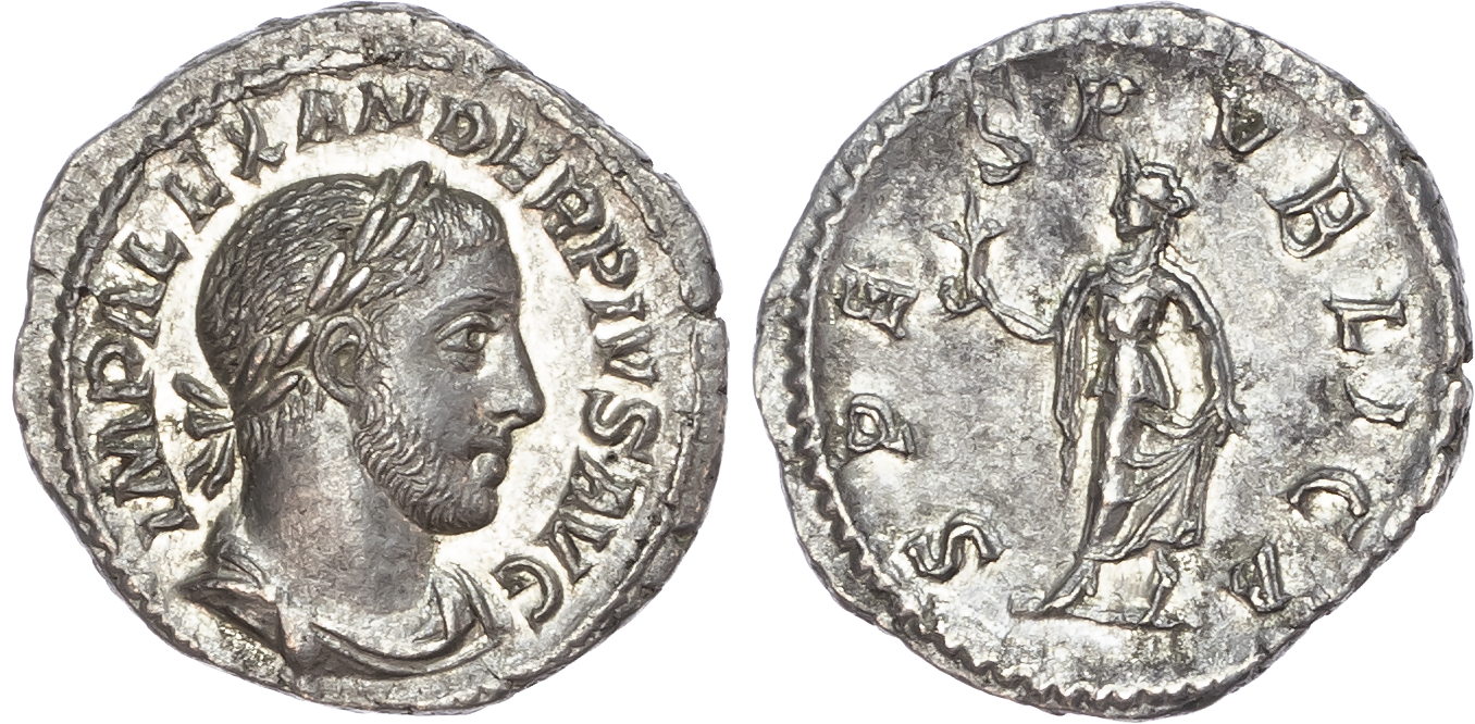 Severus Alexander (AD 222-235) AR Denarius, Rome, AD 232, 3.28g. 