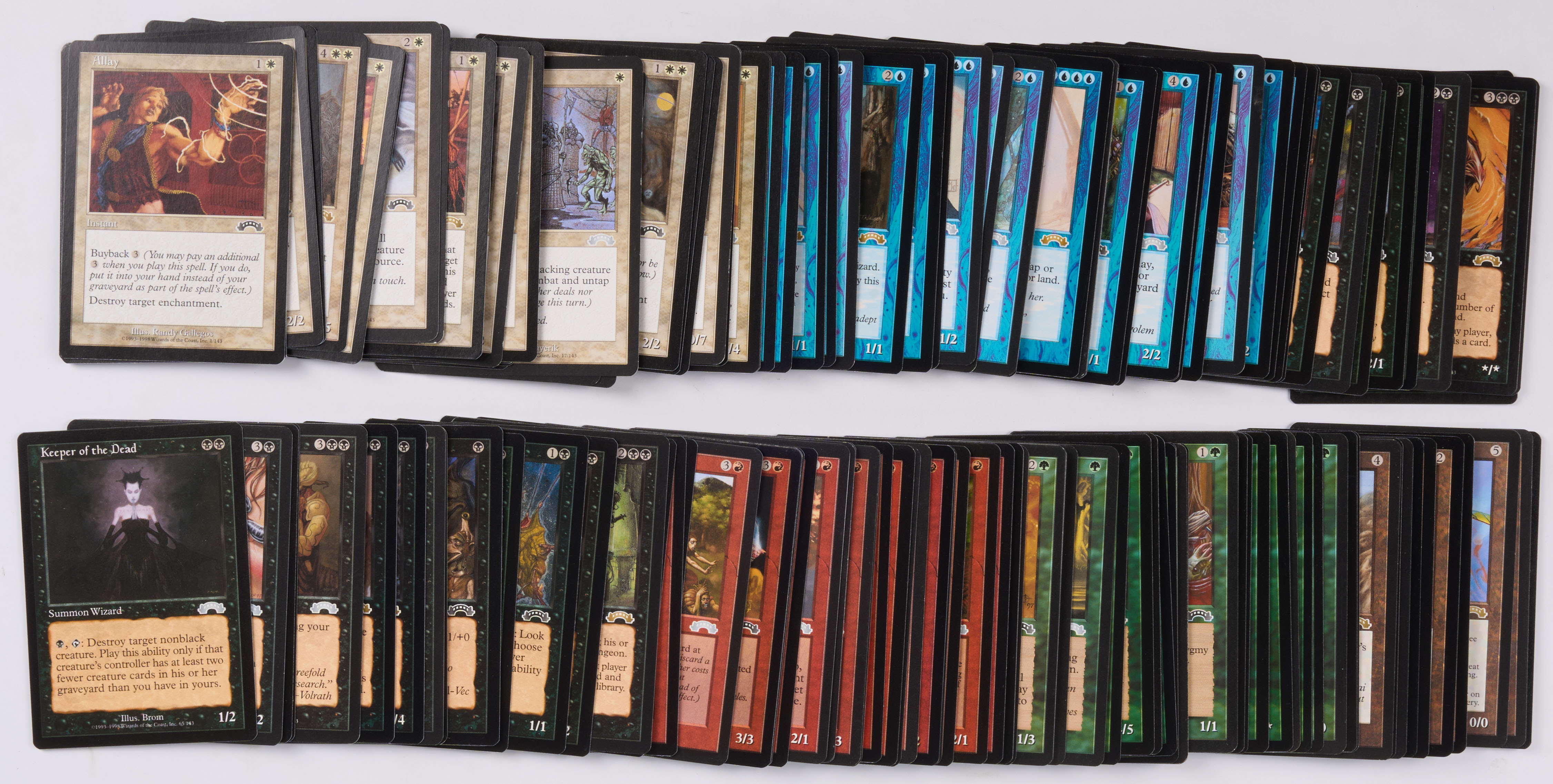 Exodus Partially Complete Set (2 cards missing)