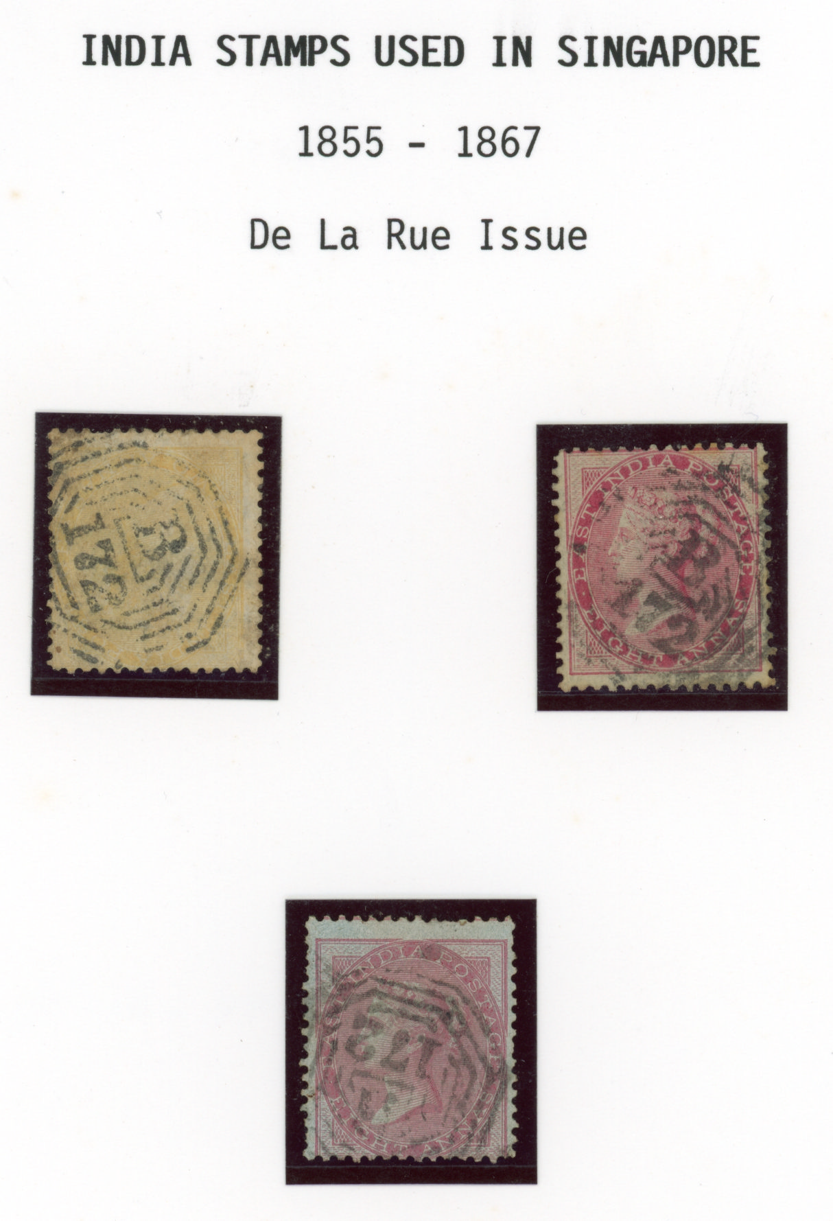 Straits Settlements QV collection