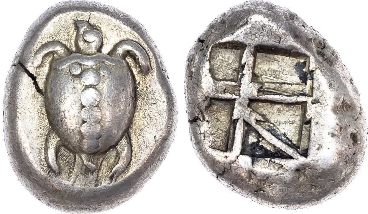 Islands off Attica, Aegina (c. 470/65-445-40 BC) AR Stater, 12.13g.
