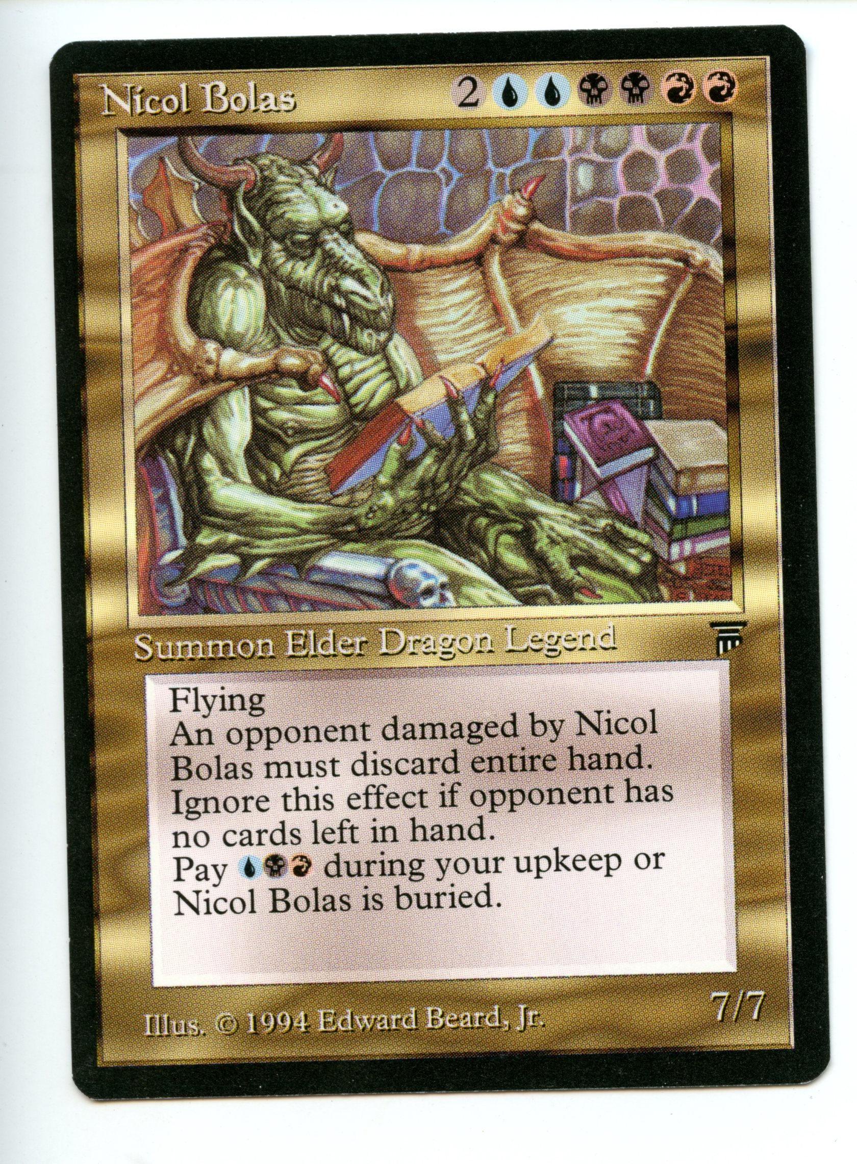 Magic the Gathering - Nicol Bolos  - Legends - Near Mint
