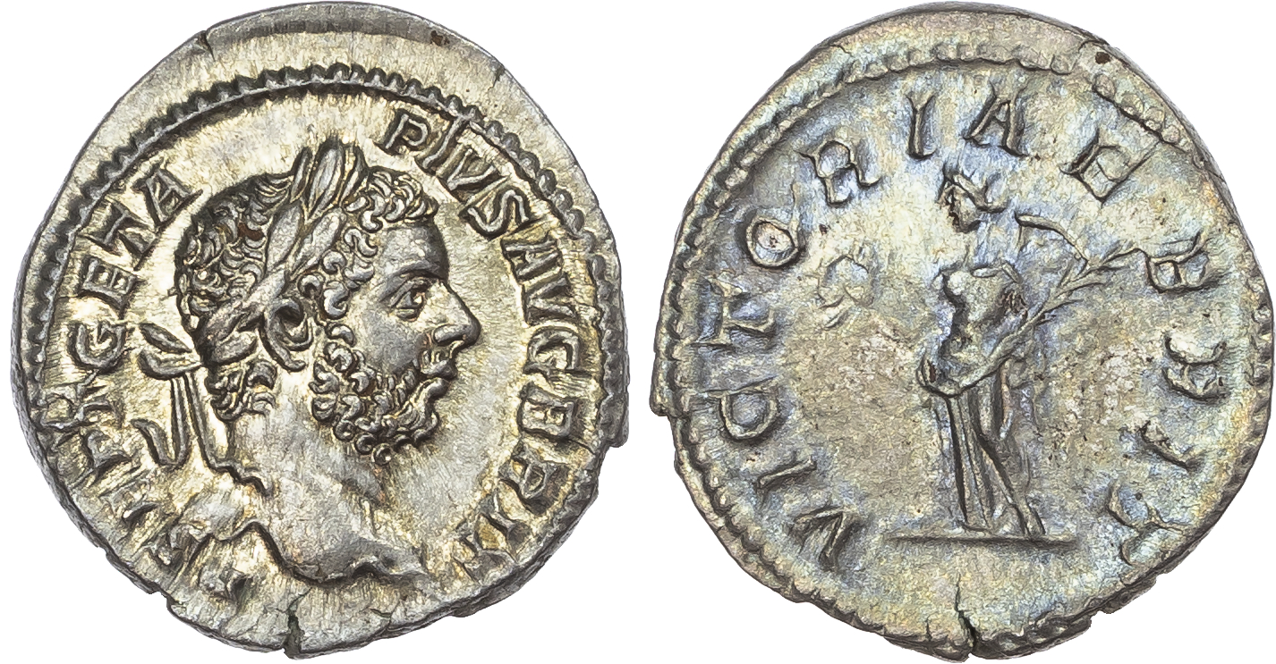 Geta (AD 209-211) AR Denarius, Rome, AD 210-211, 3.39g. 