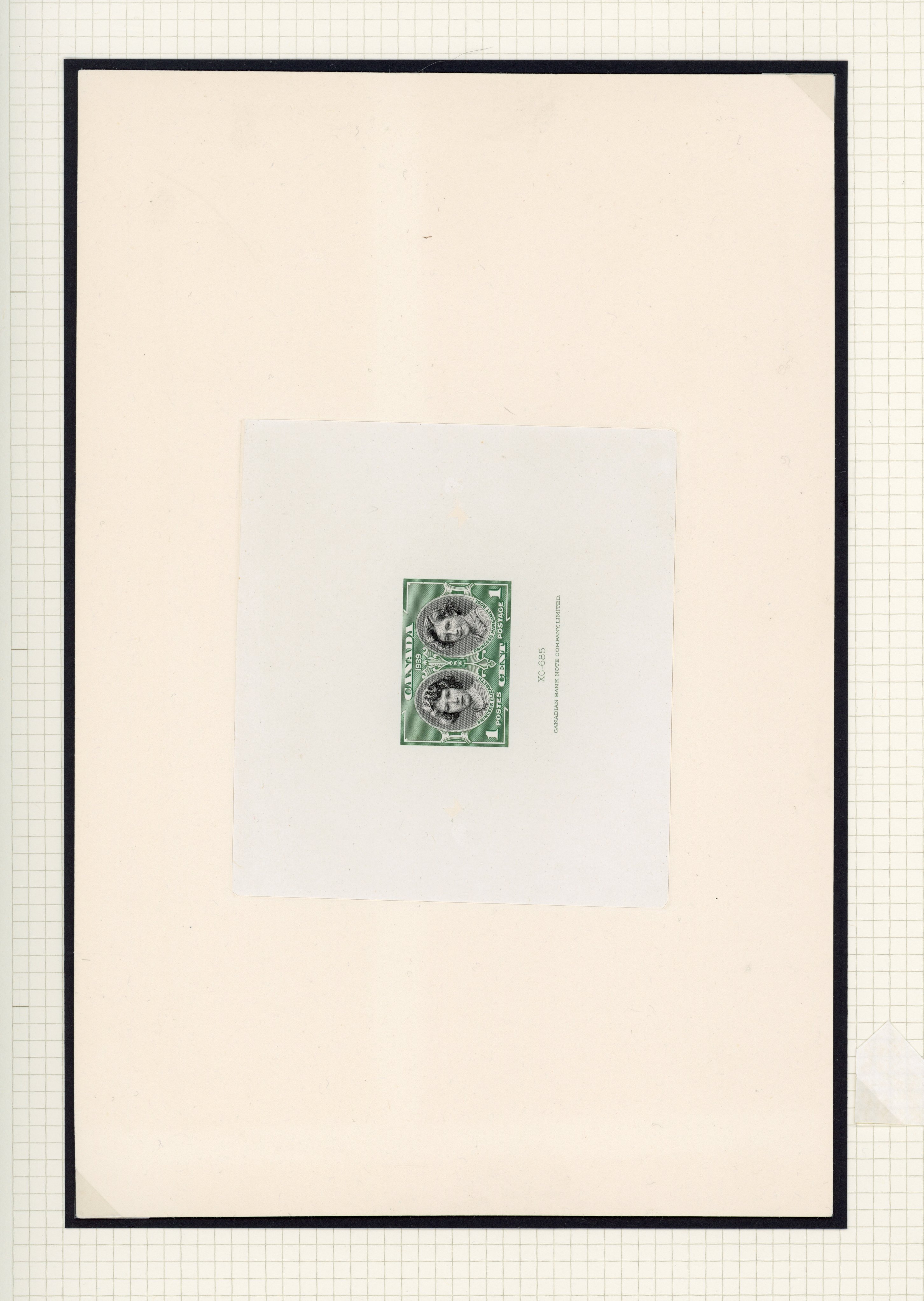 Canada SG 372 1939 1c Royal Visit large Die Proof