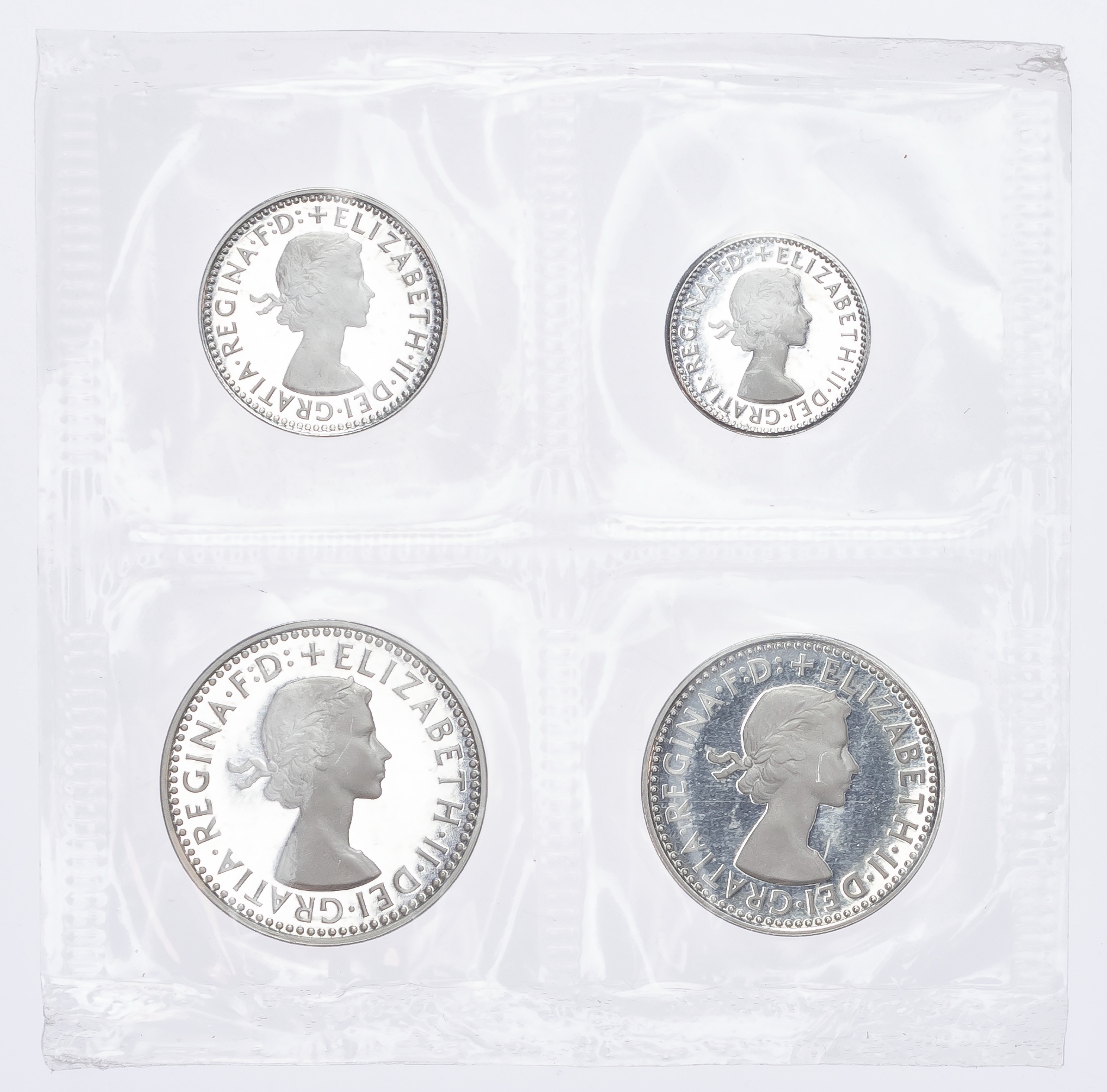 Elizabeth II (1952-2022), Maundy Set, 2015, Fourpence, Threepence, Twopence, Penny.