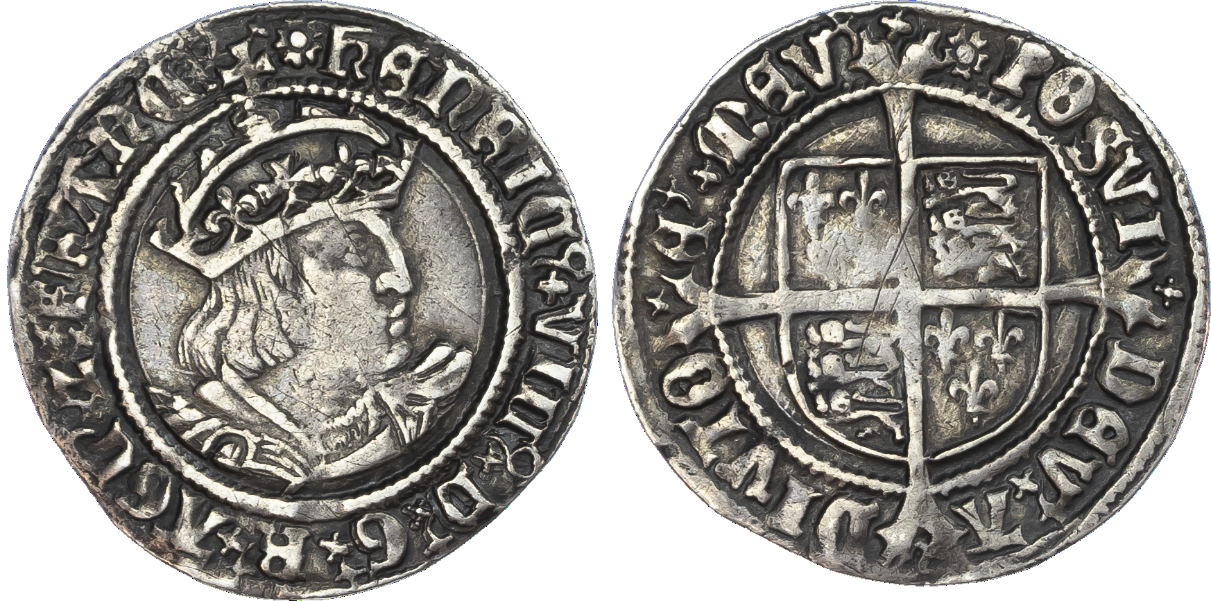 Henry VIII (1509‑1547), Second Coinage, Groat 1526‑1544