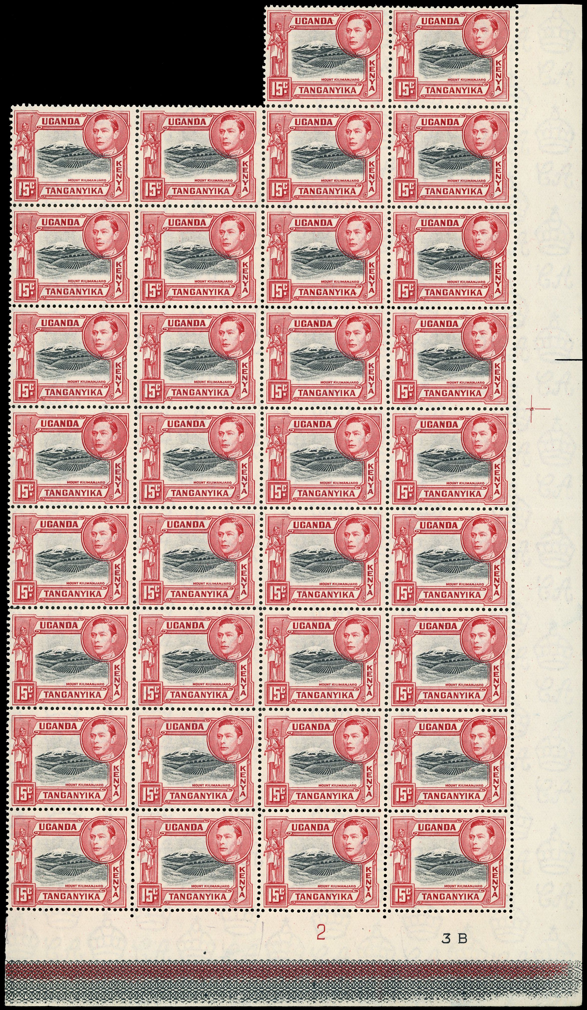 KUT SG 137a block mint