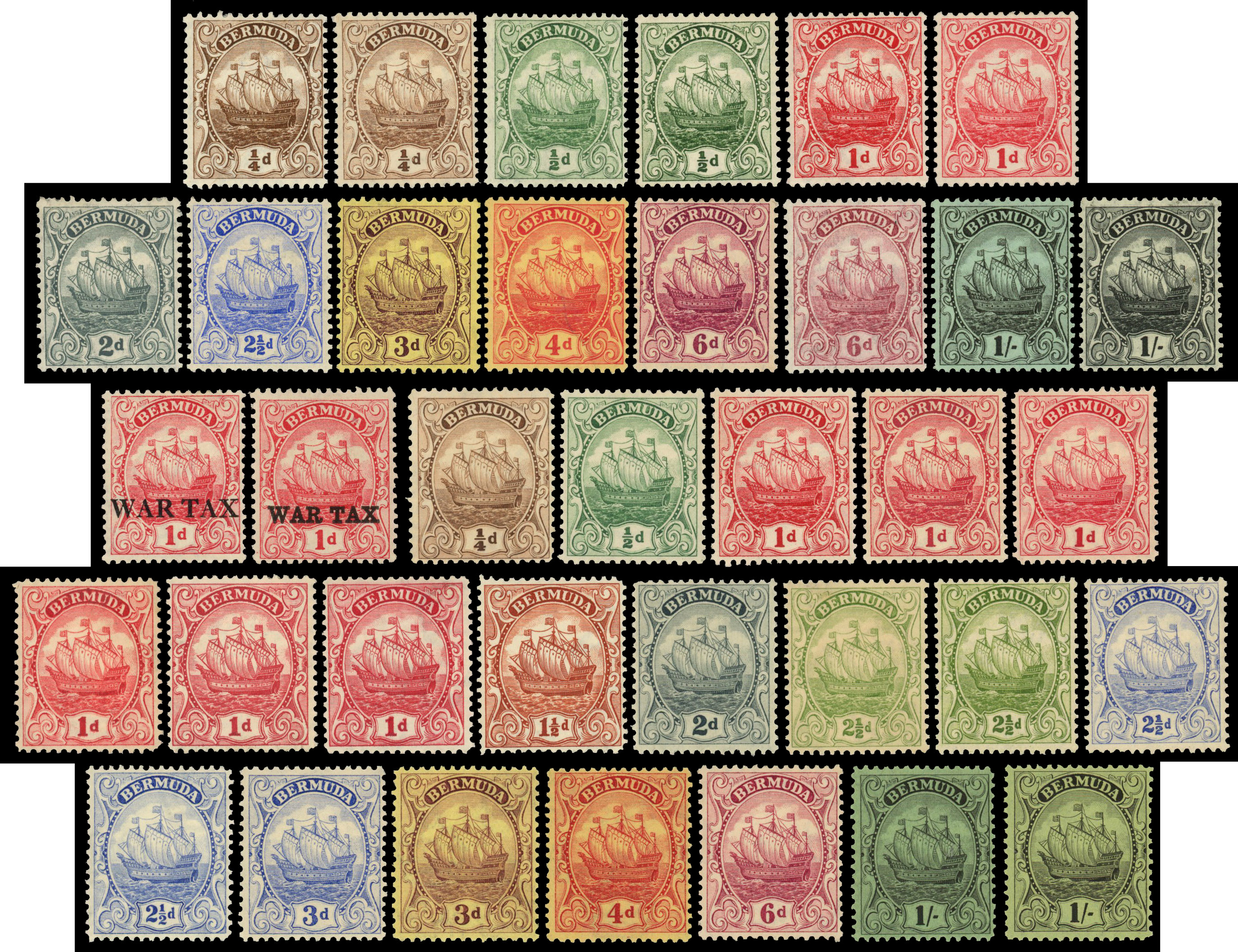 Bermuda 1910-34 Caravel collection