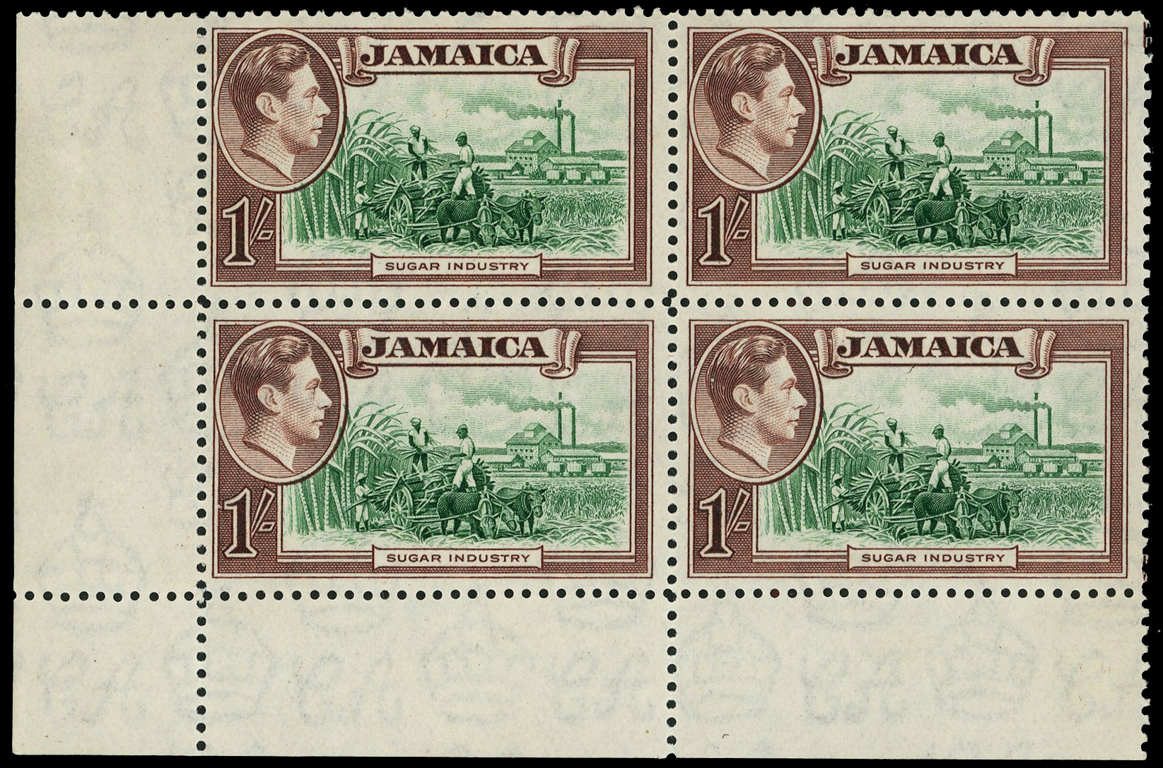 Jamaica SG 130a block mint
