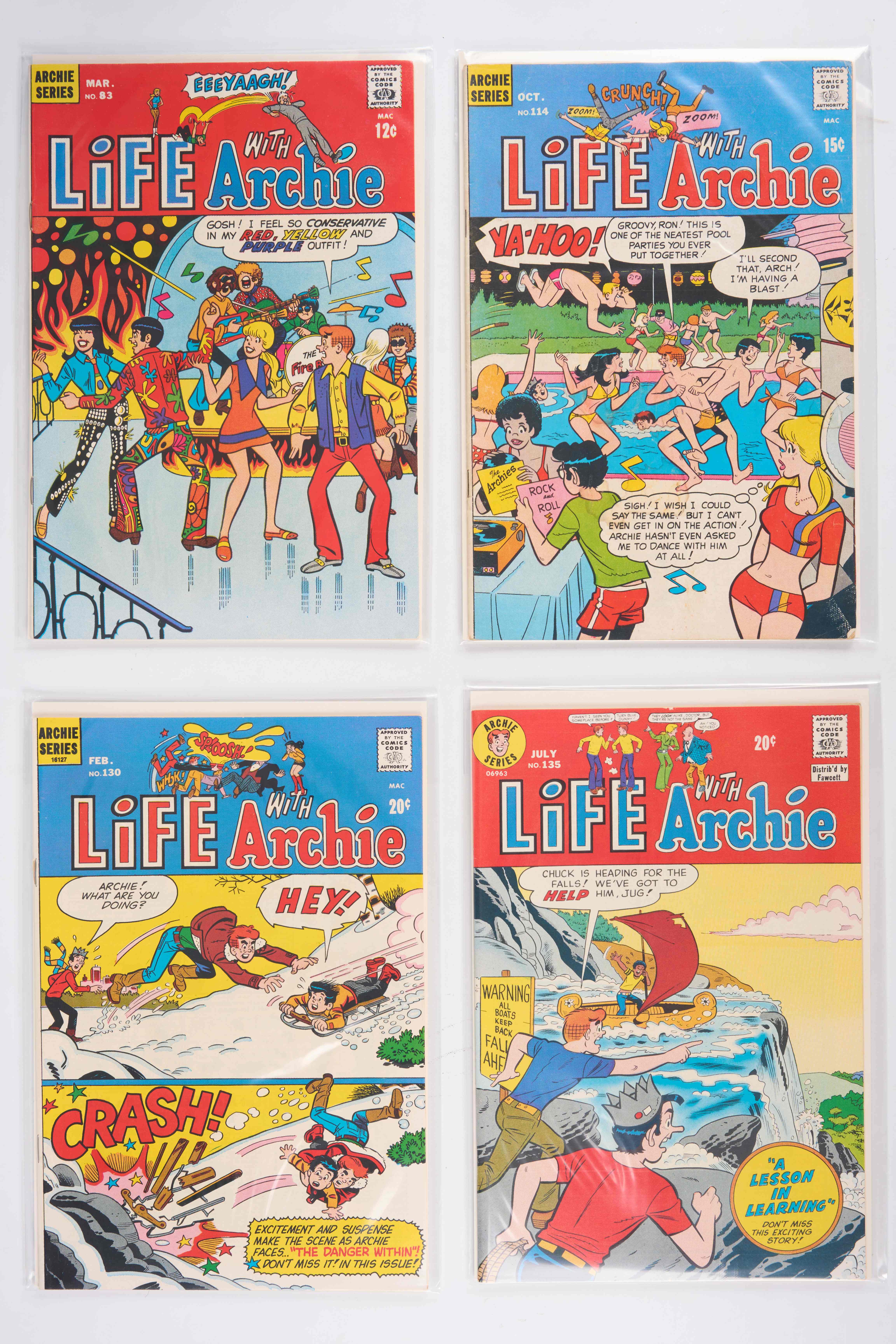 Life With Archie, Pep, Little Archie (Archie Series 1969-1980) Bundle of 17