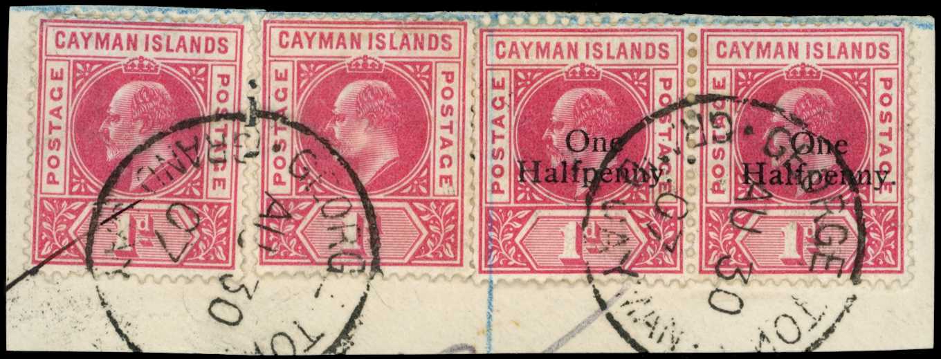 1907 Small piece with a pair of "One...