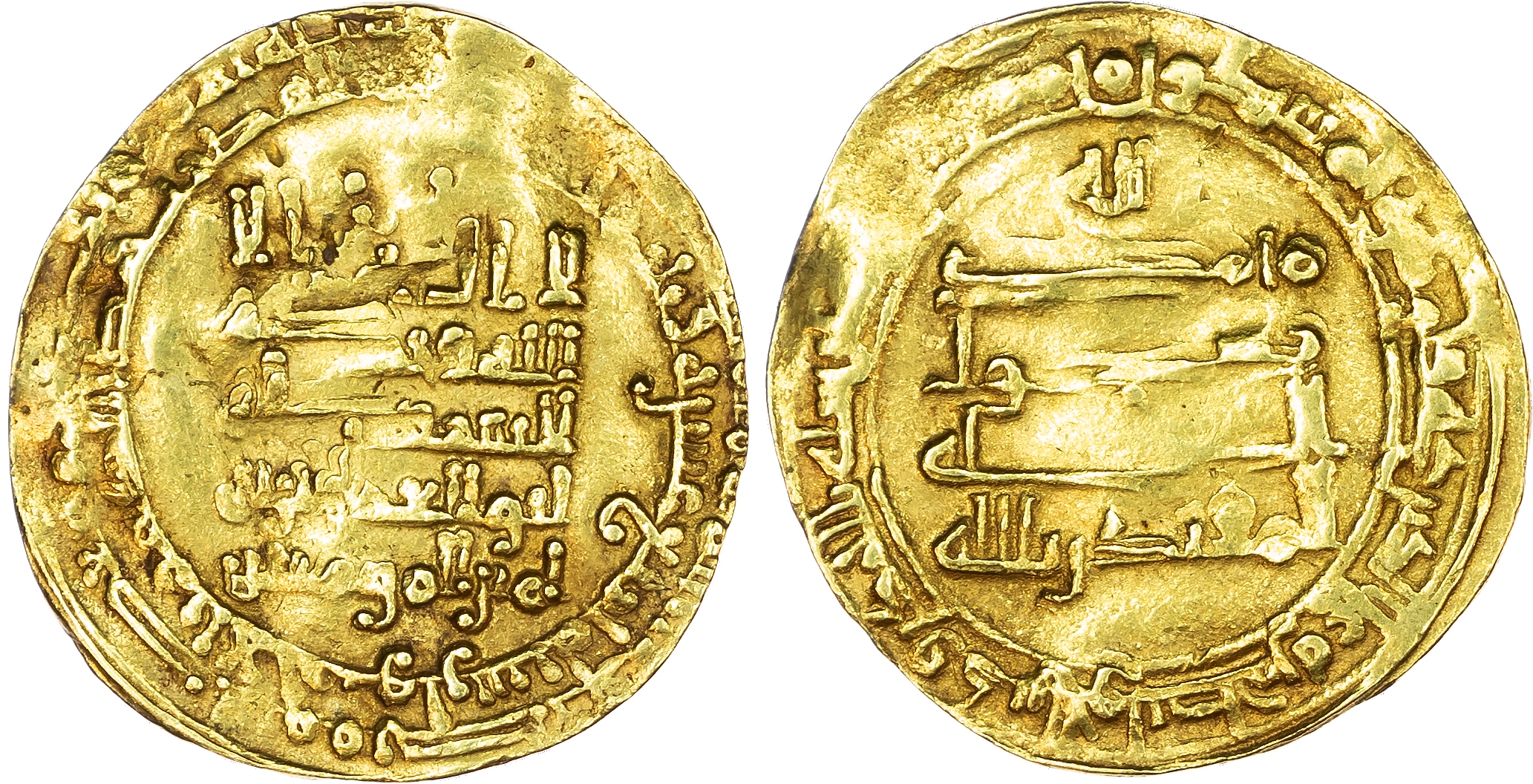 Abbasid, Al‑Muqtadir (AH 295‑320 / 908‑932 AD), gold Dinar, AH 314 / 926/7 AD, al‑Ahwaz