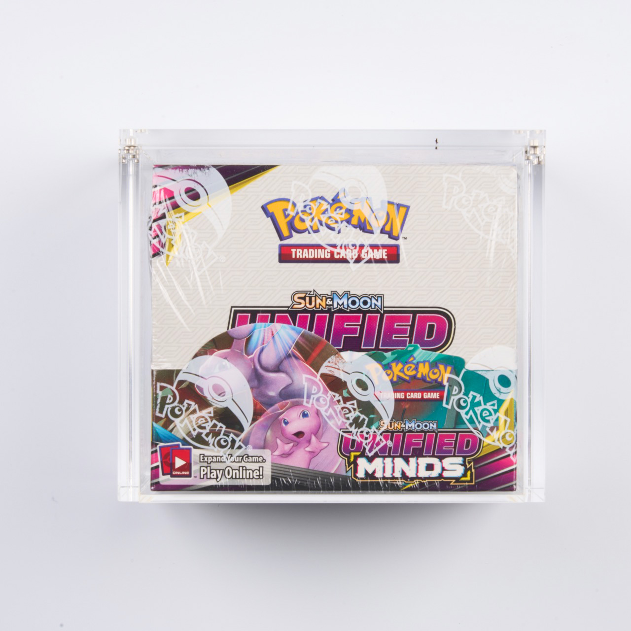 Sun & Moon Unified Minds Booster Box - Factory Sealed Inc. Acrylic Case