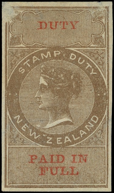 Duty Paid in Full: 1867 Die I Imperforate...