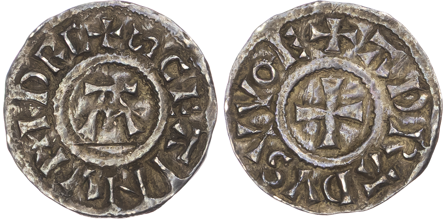 Anglo-Viking Coinages, Danish East Anglia (c. 885-915), St. Edmund, memorial coinage, AR Penny.