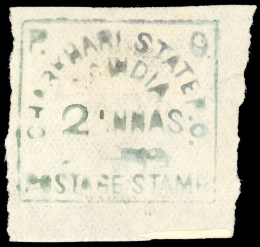 I.F.S Charkhari SG 3 '2 ANNAS' unused