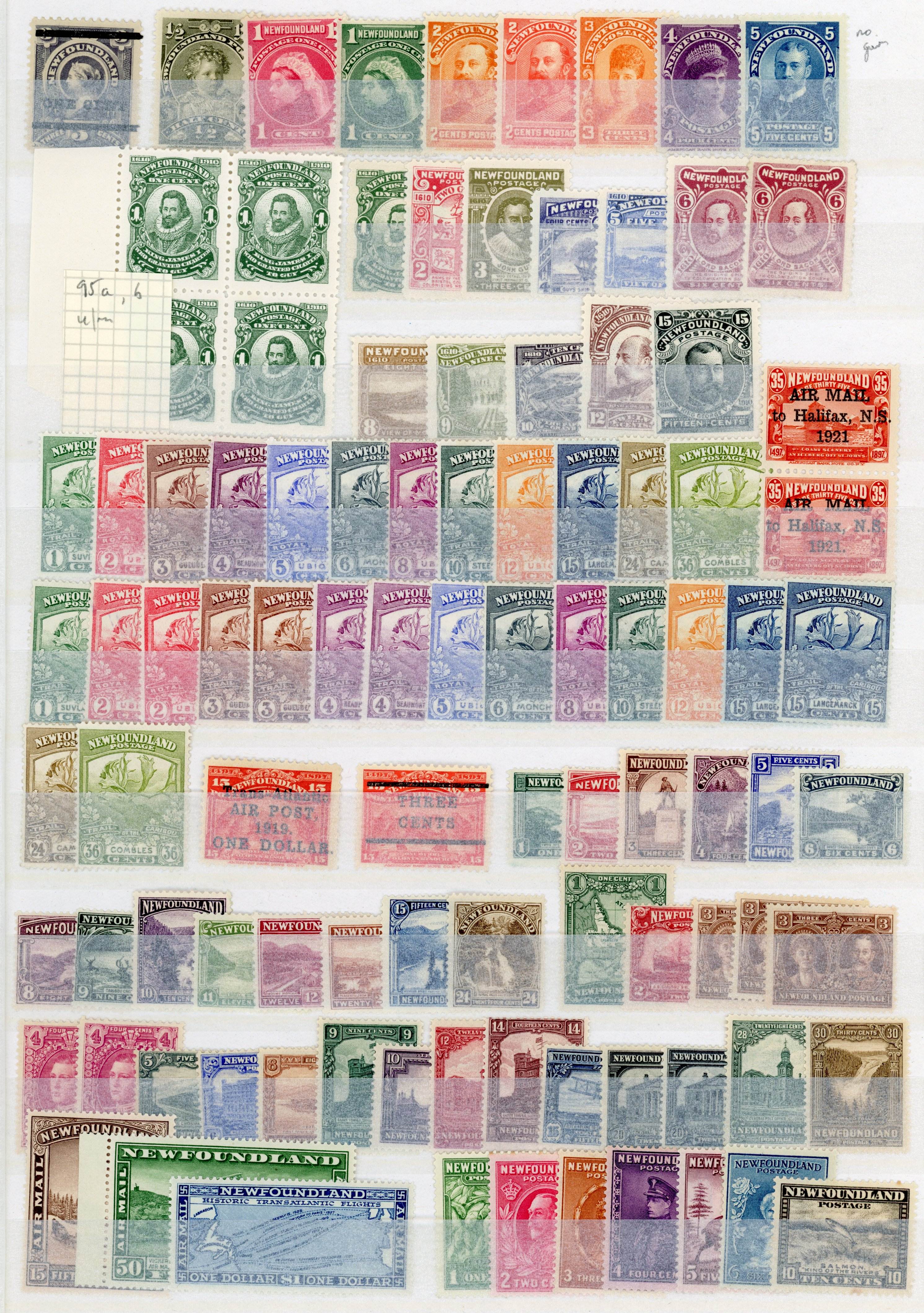 Newfoundland 1897-1947 collection mint