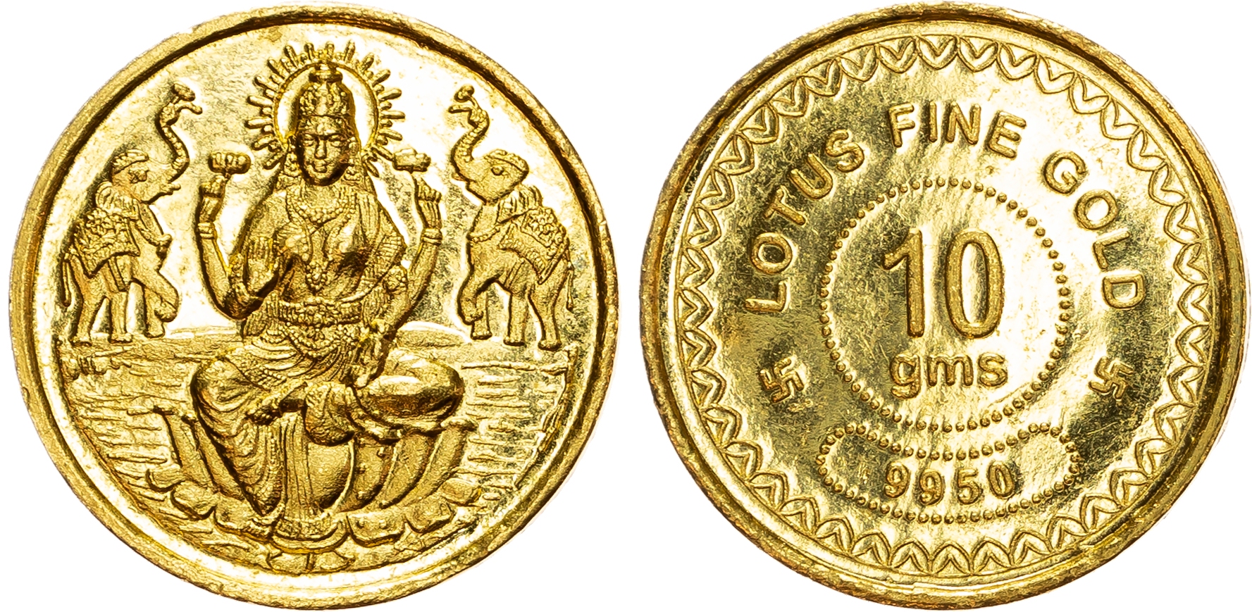 India, Lotus Fine Gold, gold 10 Grams