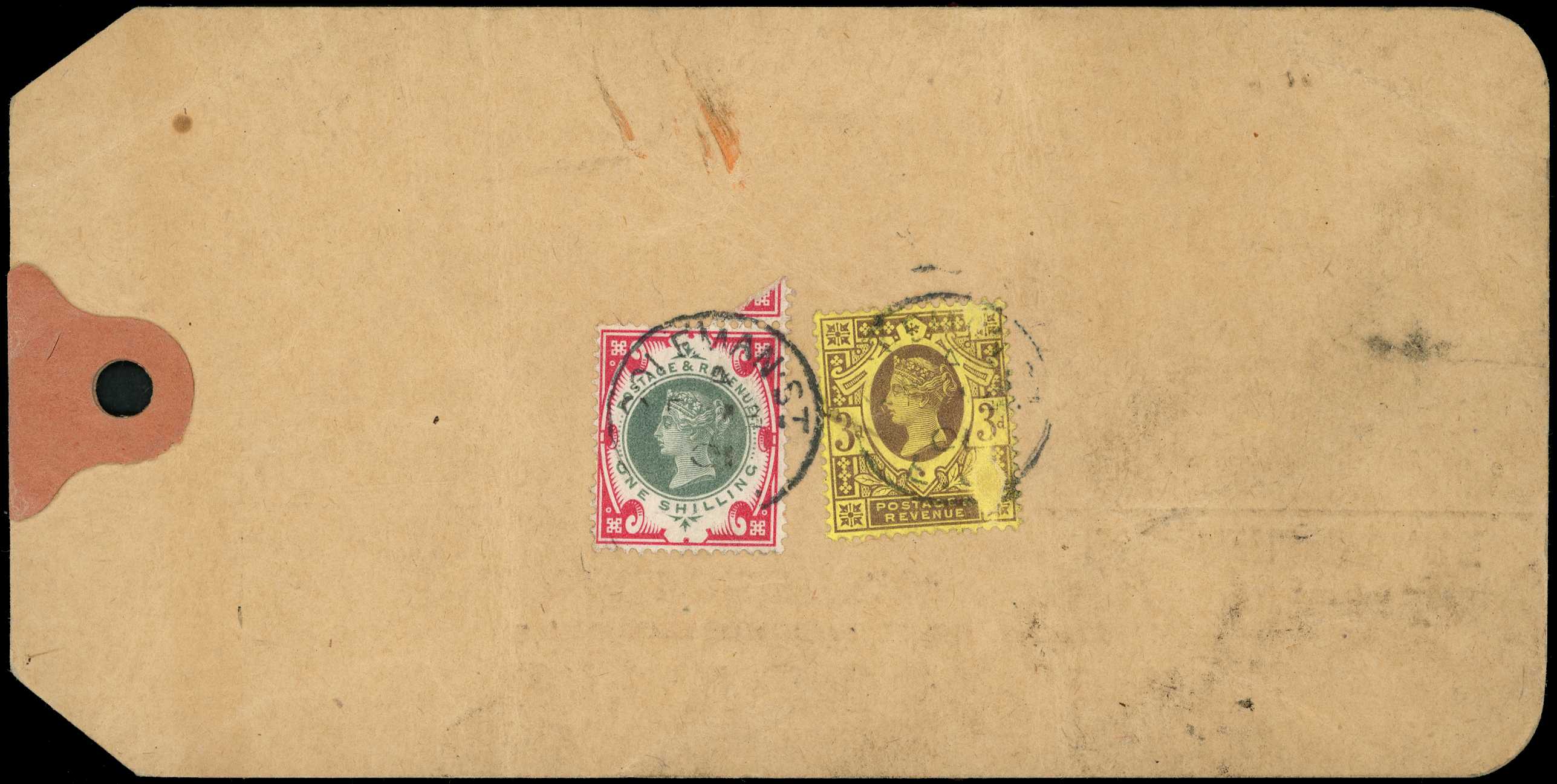 Postal History. 1901 use of the Jubilee 3d...