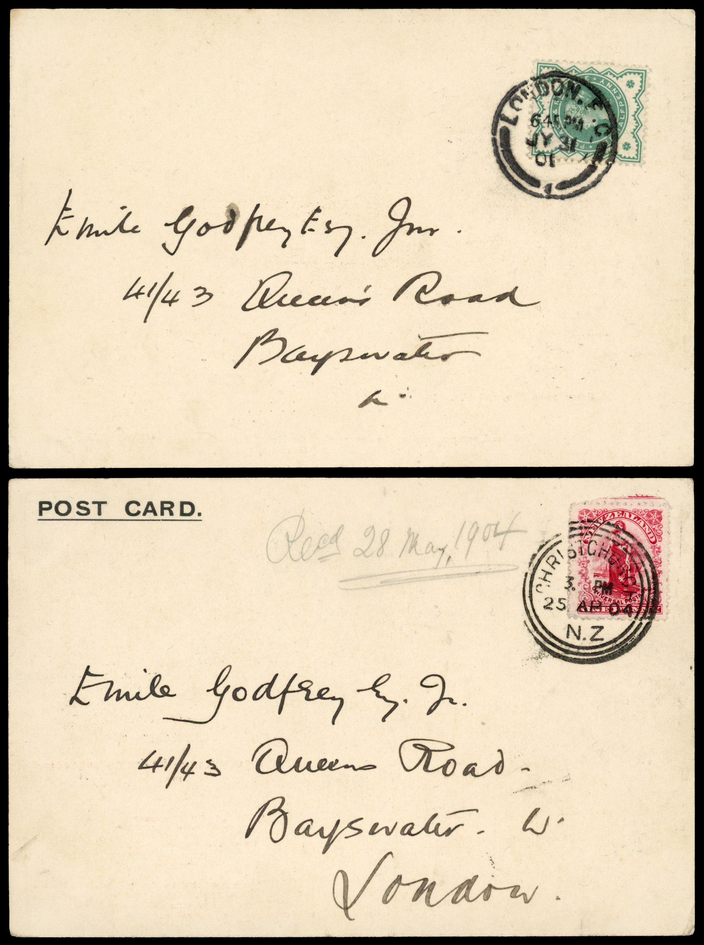 British Antarctic Expedition 1901-04 'Wrench's “Links of Empire” postcard, Series 3, set of four cards