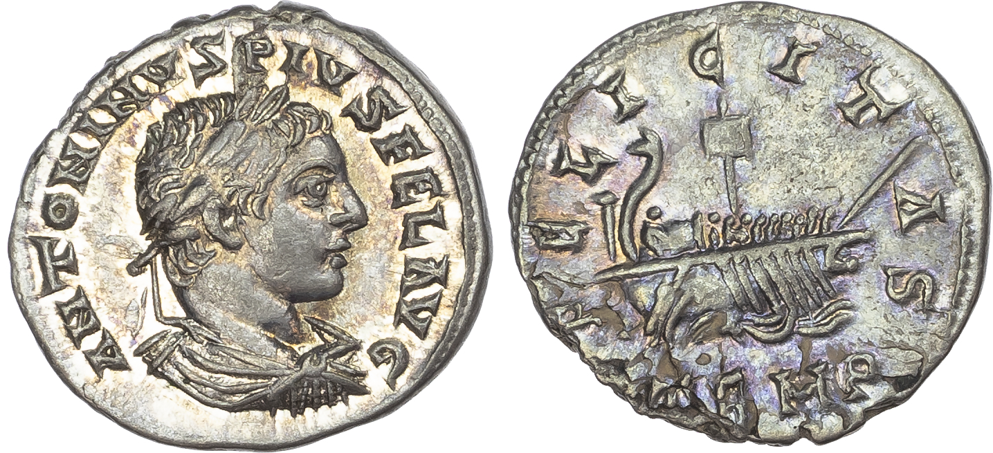 Elagabalus (AD 218-222) AR Denarius, Antioch, AD 218-219, 2.81g. 