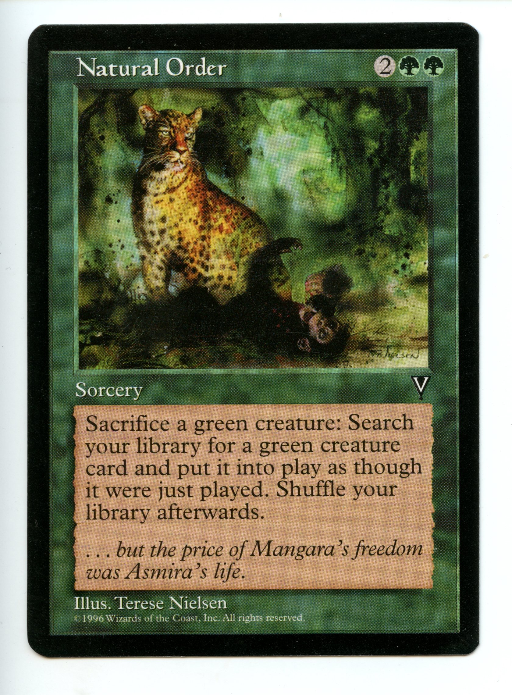 Magic The Gathering - Natural Order - Visions - Near Mint Condition