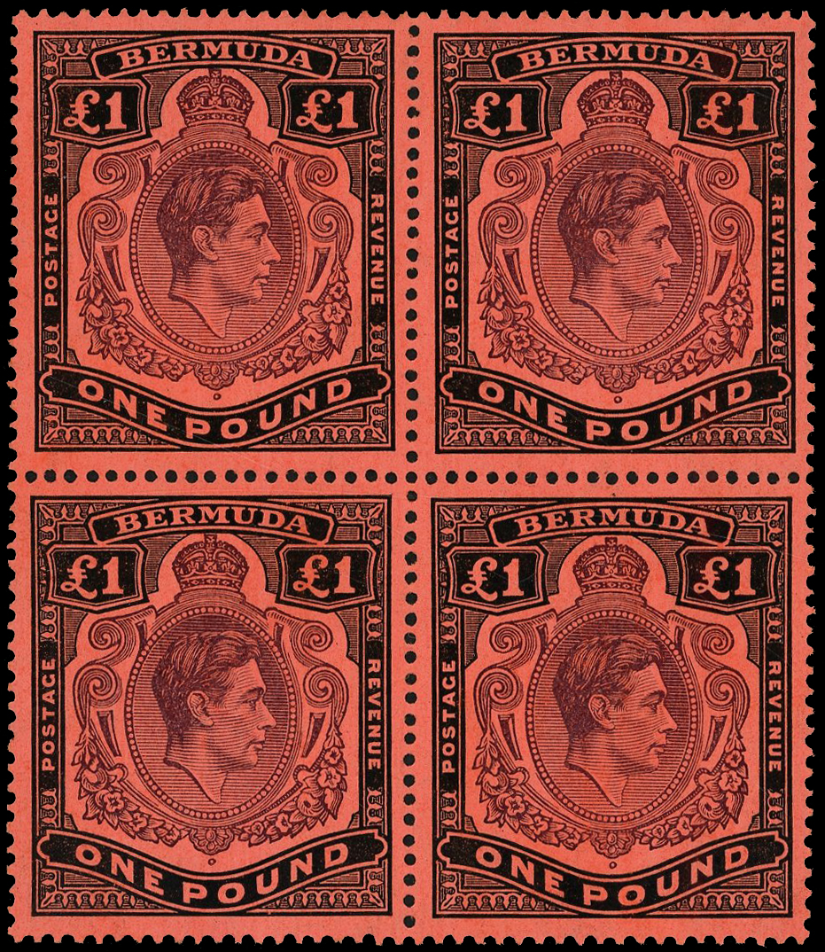 Bermuda SG 121c block mint