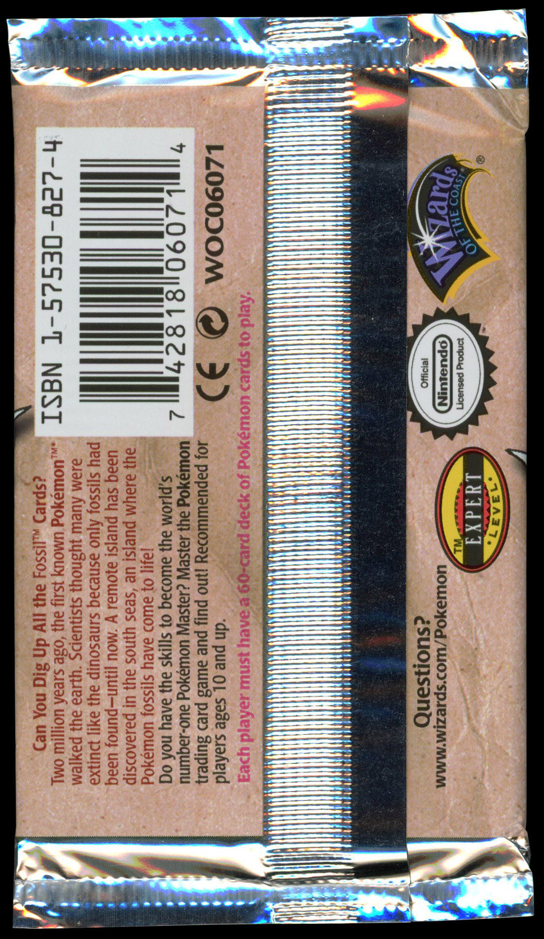 pokemon fossil booster pack value Pokemon OS3 Fossil Booster Pack