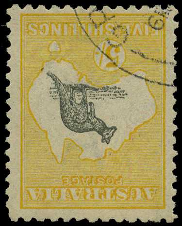 Third Watermark: 1915-27 5/- grey and orange...