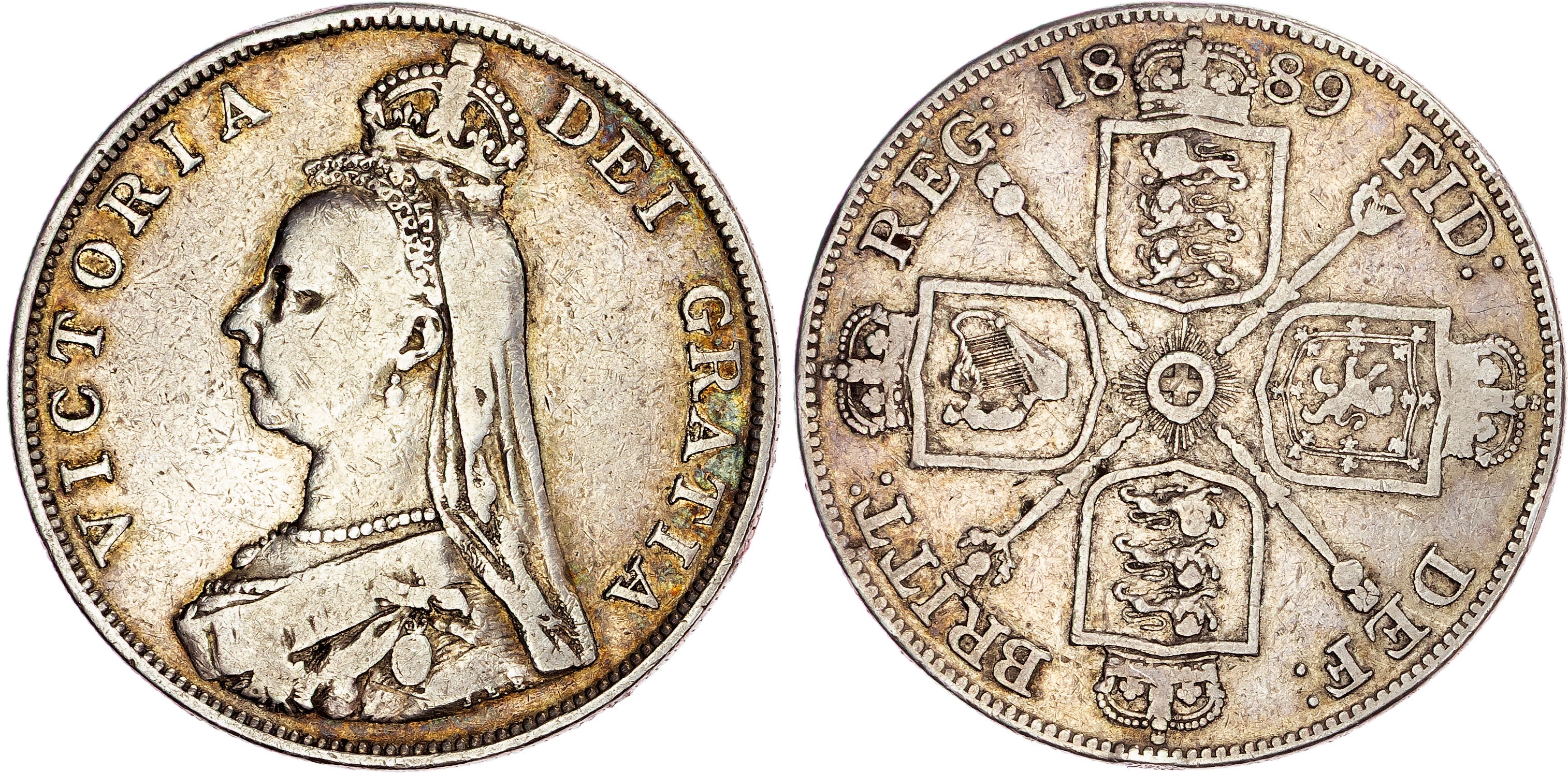 Group of milled coins of Victoria (1837-1901) [13]. 