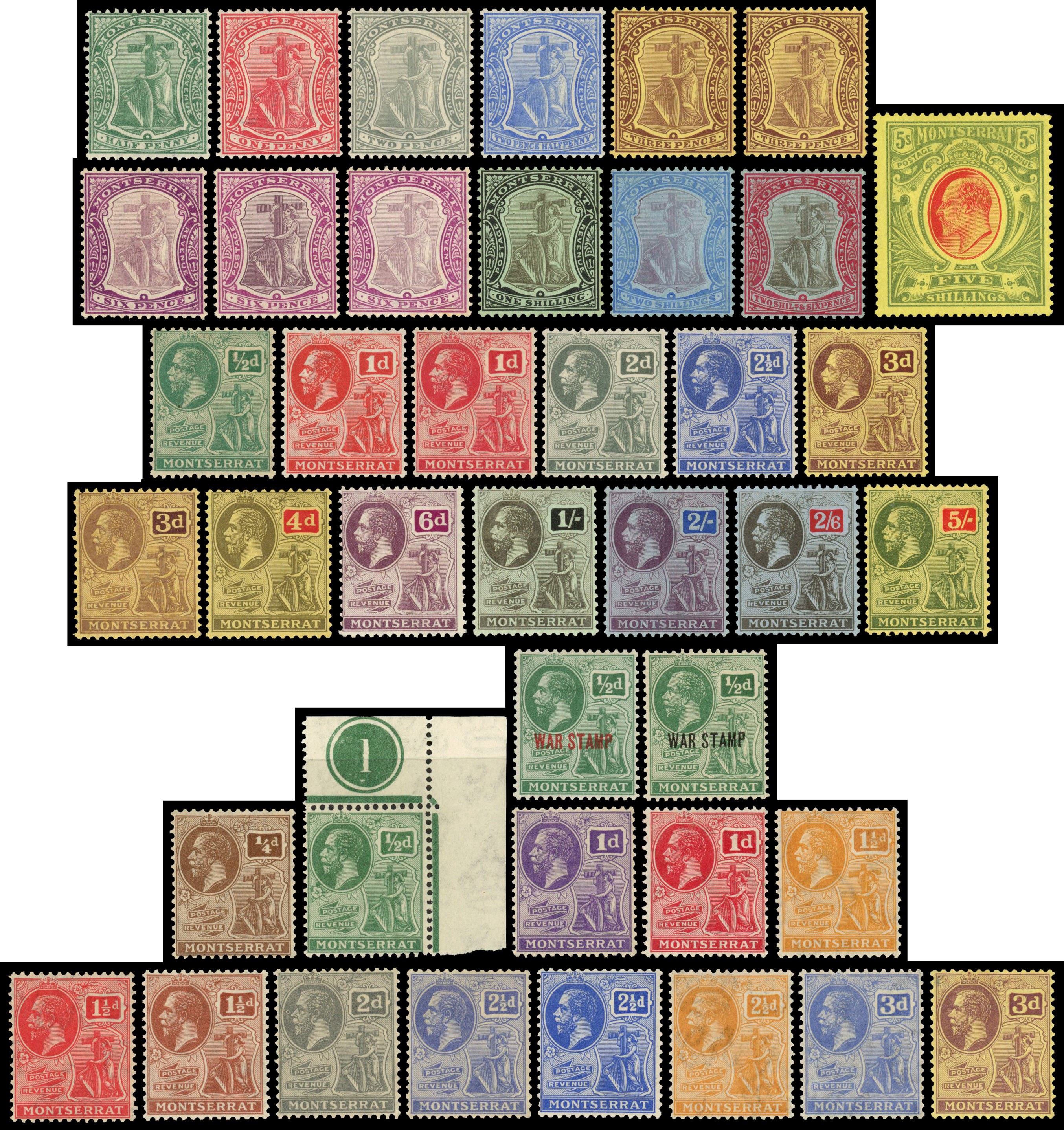 Montserrat collection on stock pages