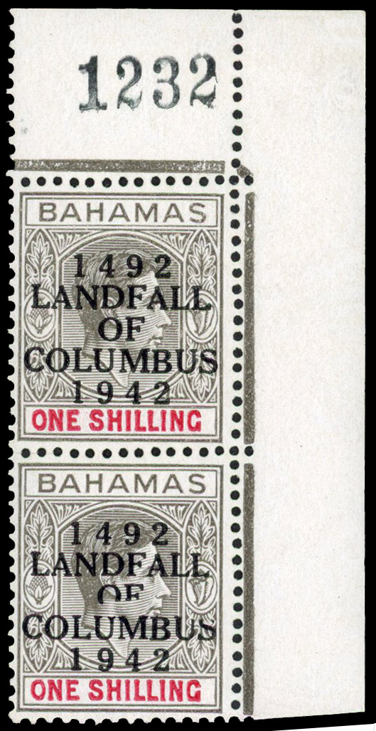 Bahamas SG 171c pair mint