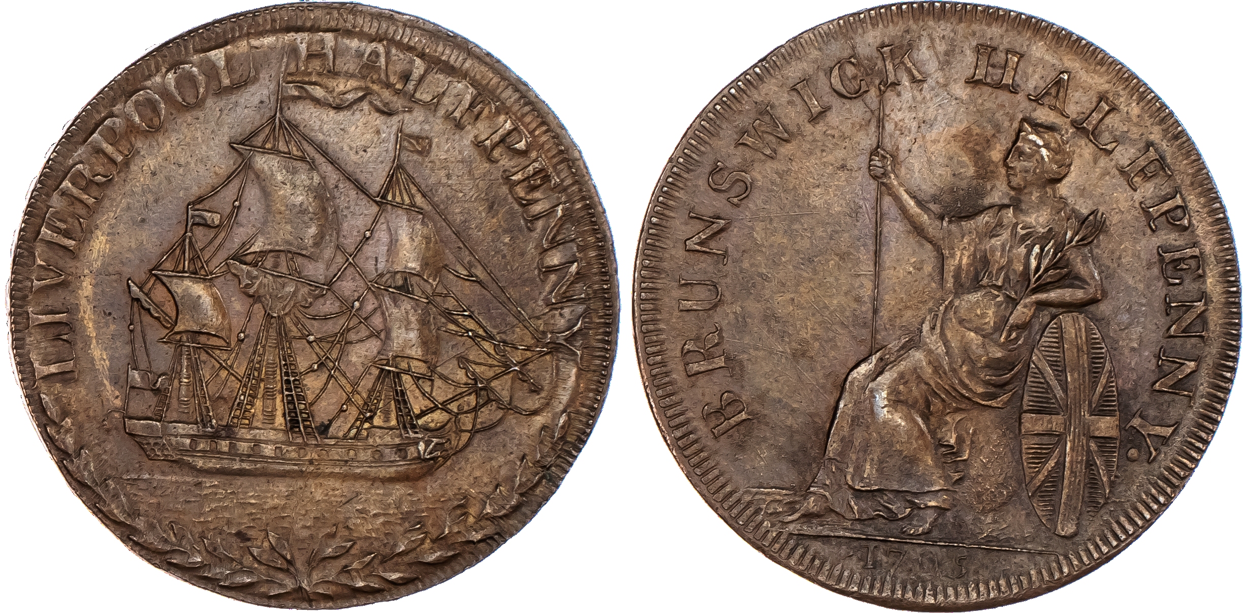 Liverpool, Thomas Clarke Mule Halfpenny...