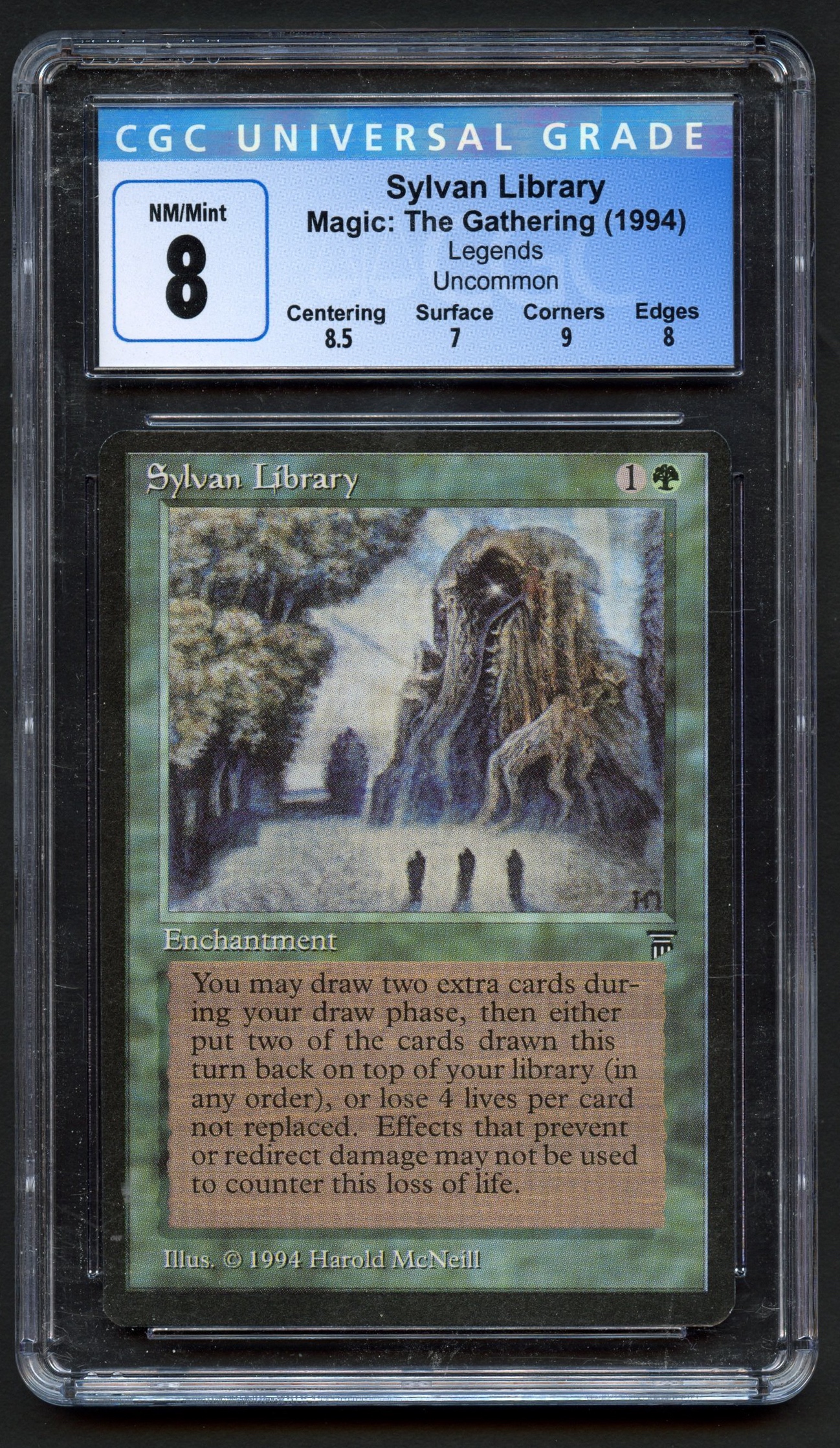 CGC 8 Sylvan Library - Legends 1994