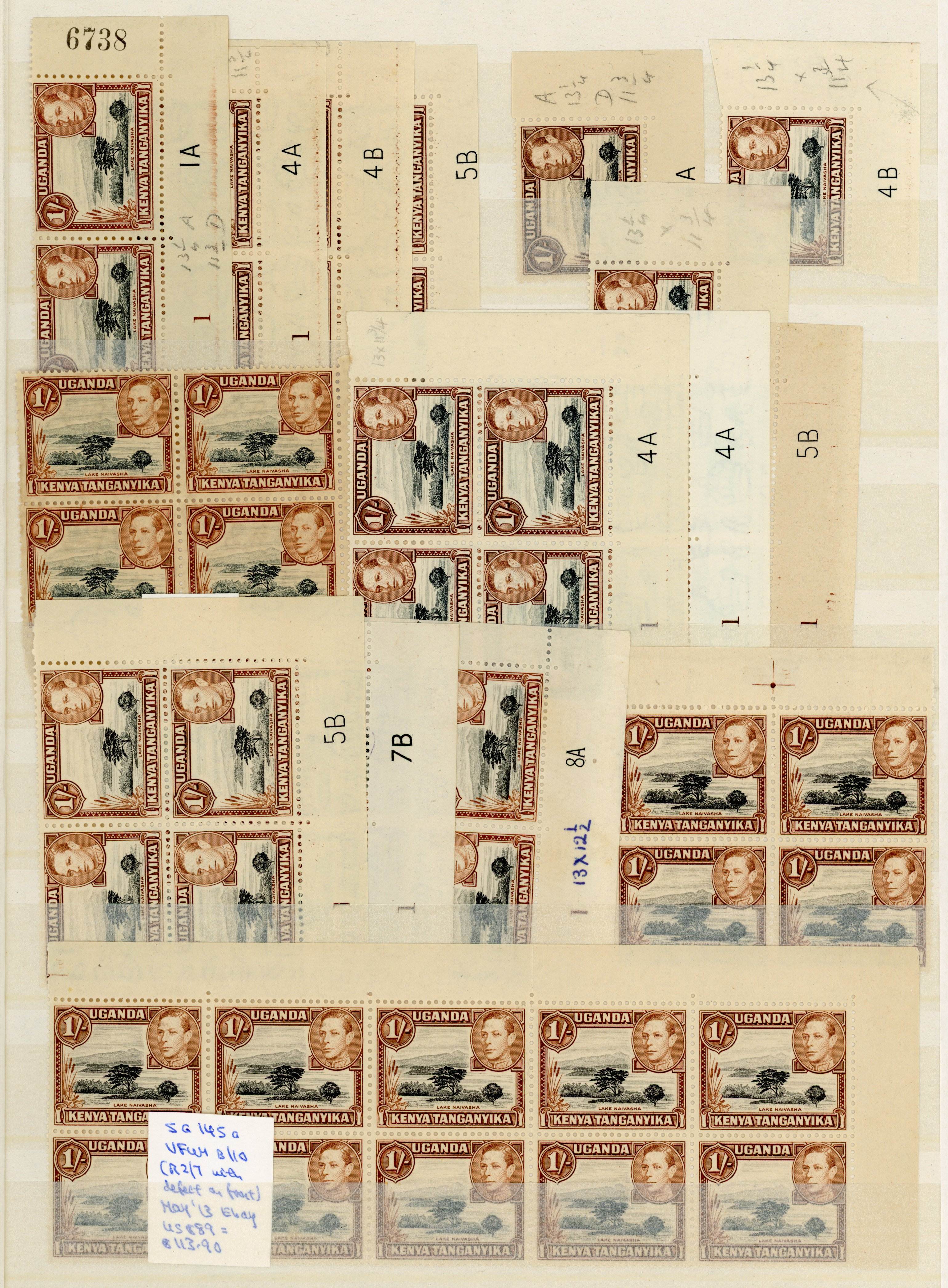 KUT SG 145-ba multiples mint