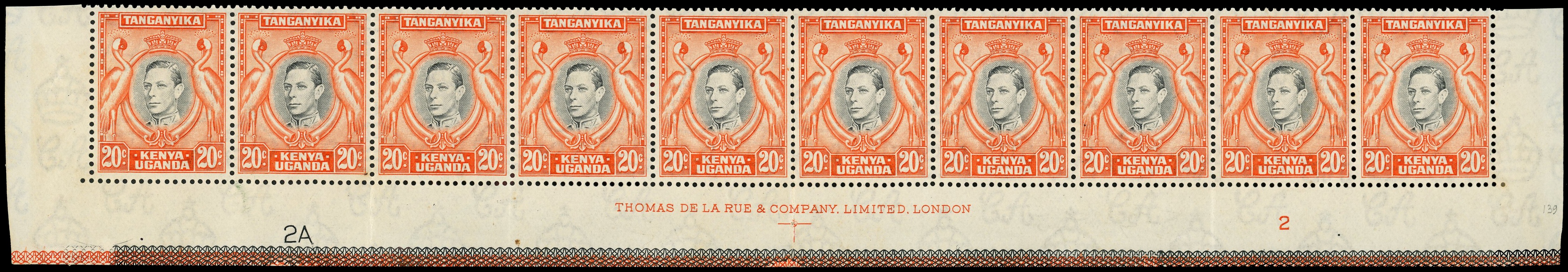 KUT SG 139 strip mint